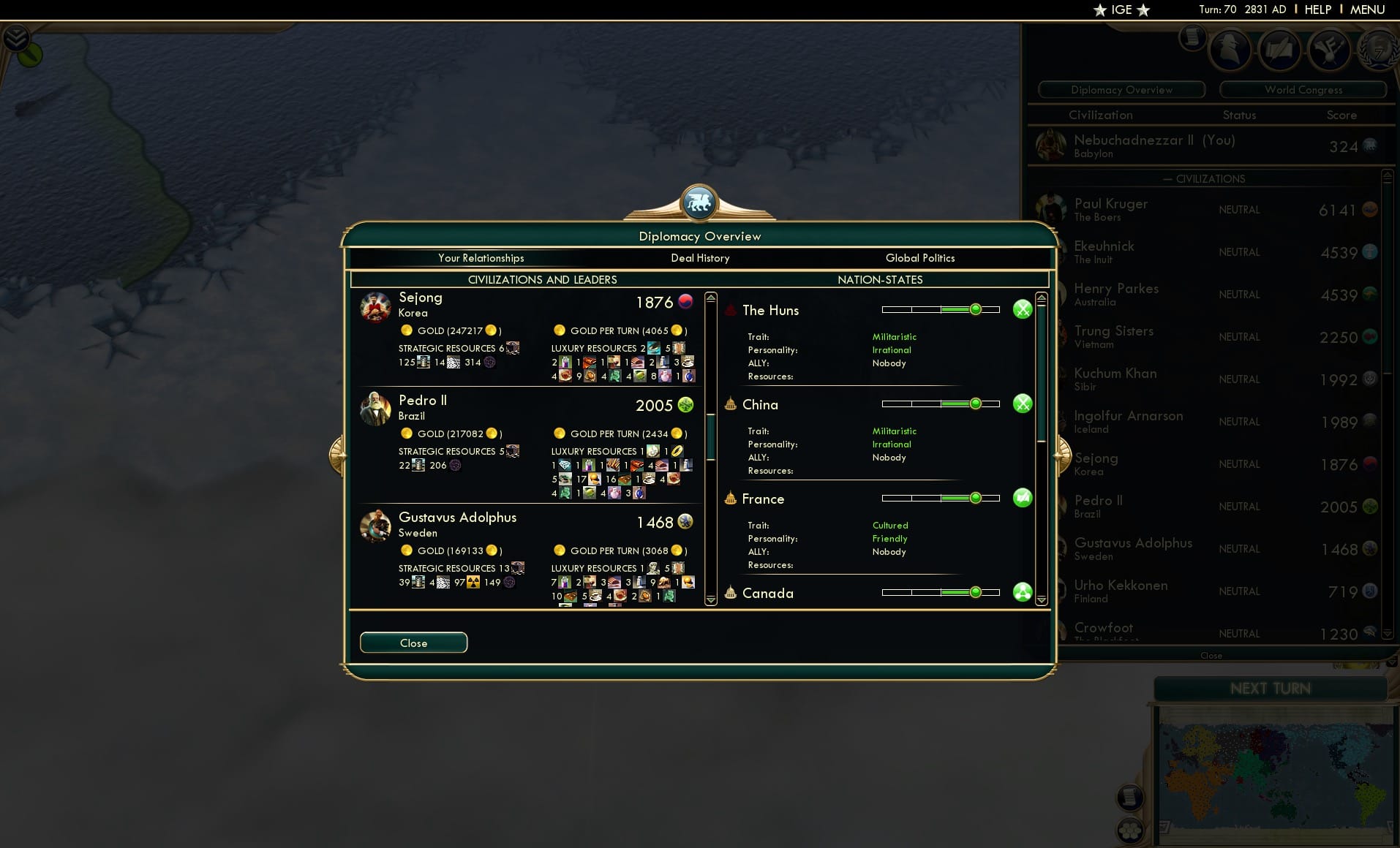 CBR In-Game Screenshot of 74