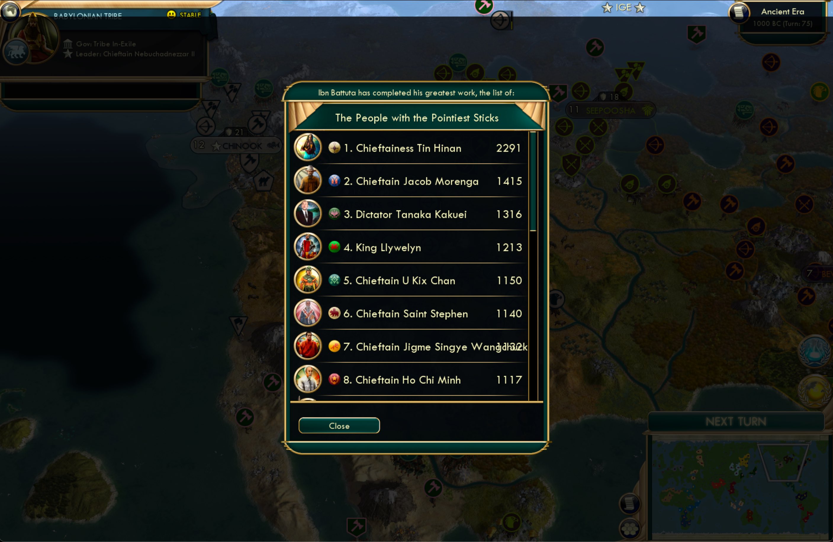 CBR In-Game Screenshot of 70