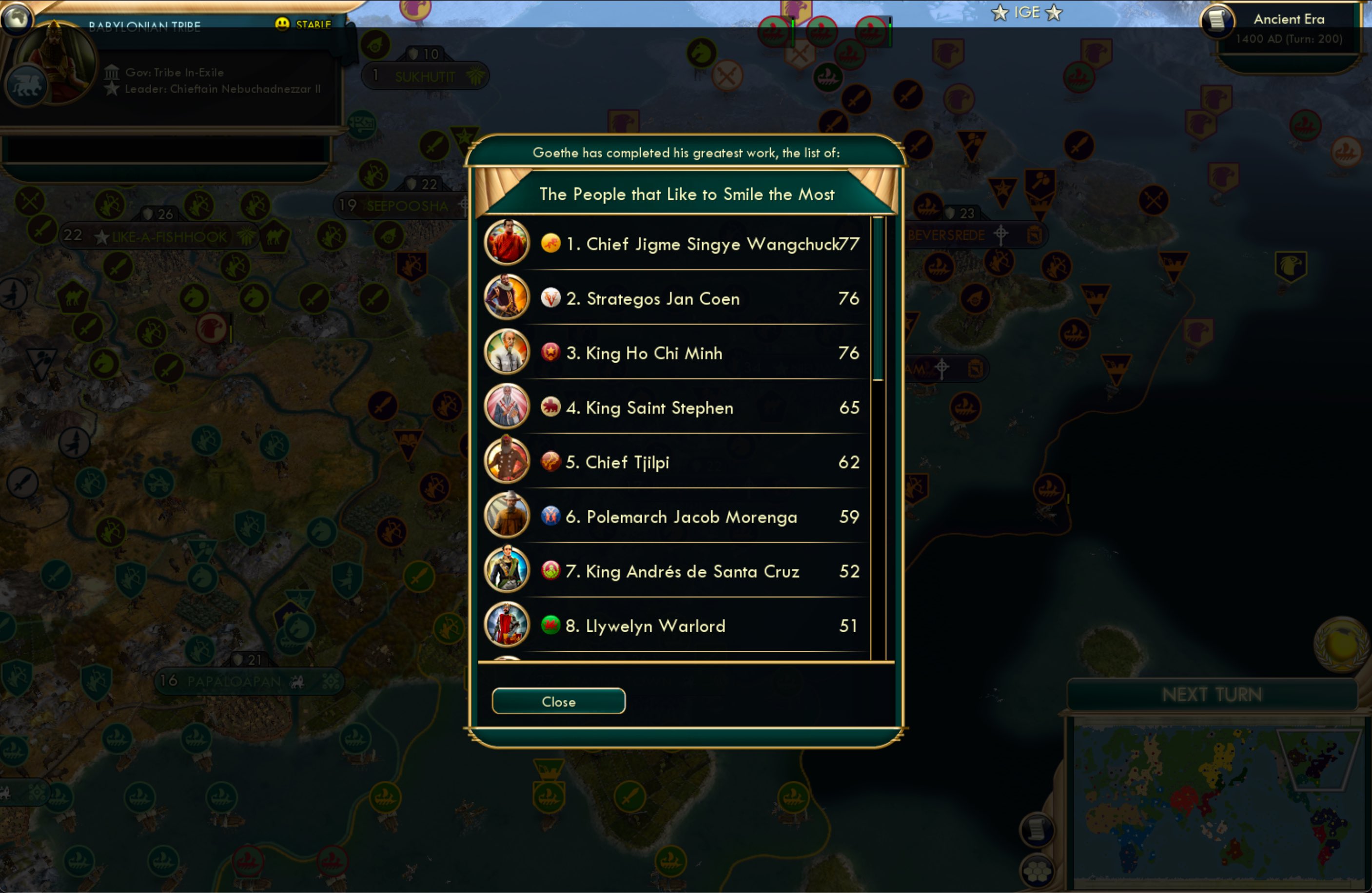 CBR In-Game Screenshot of 87