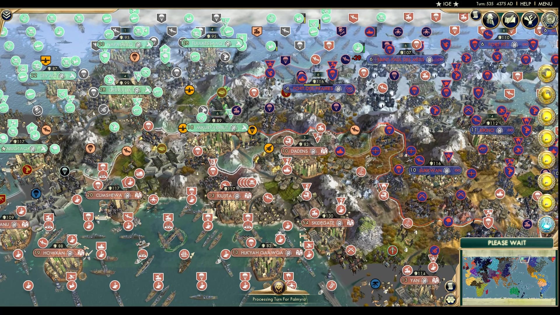 CBR In-Game Screenshot of Ice Sheet Retreat