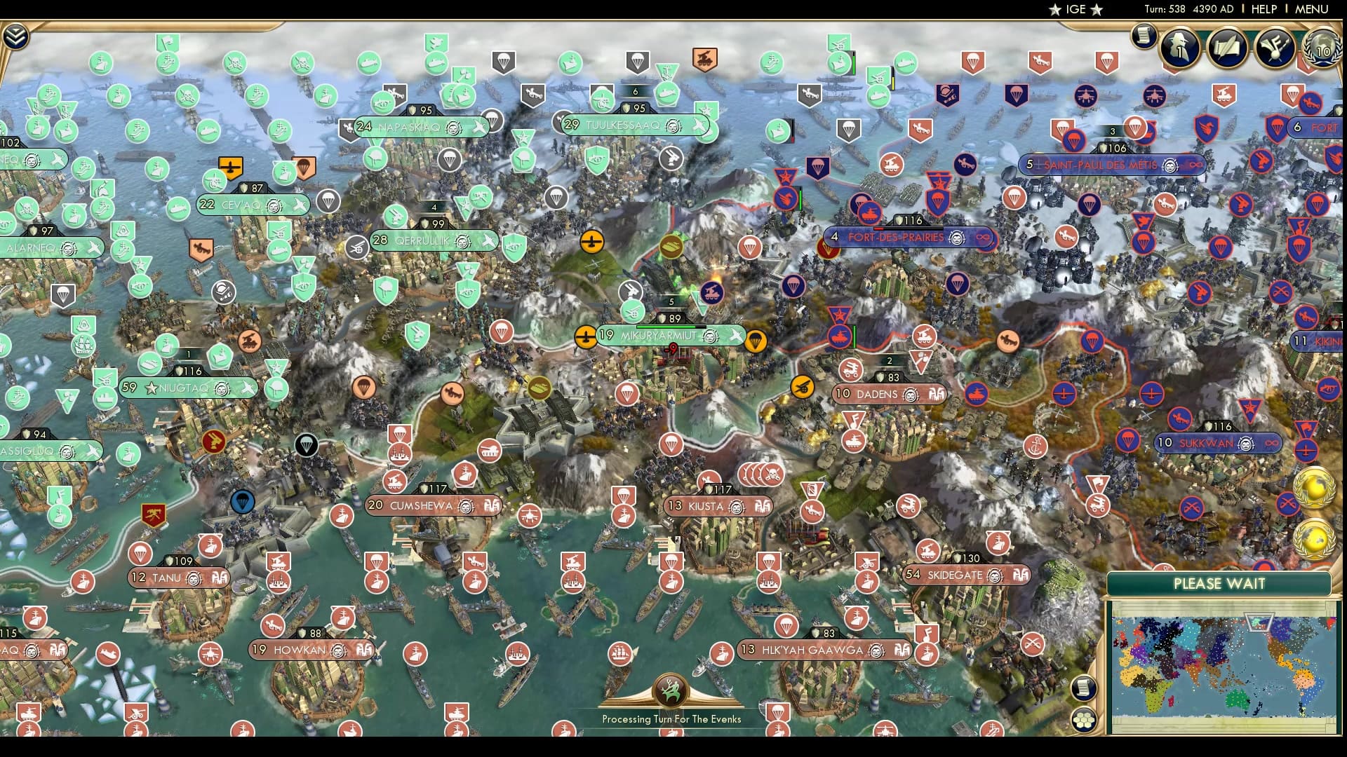 CBR In-Game Screenshot of Holding the Line