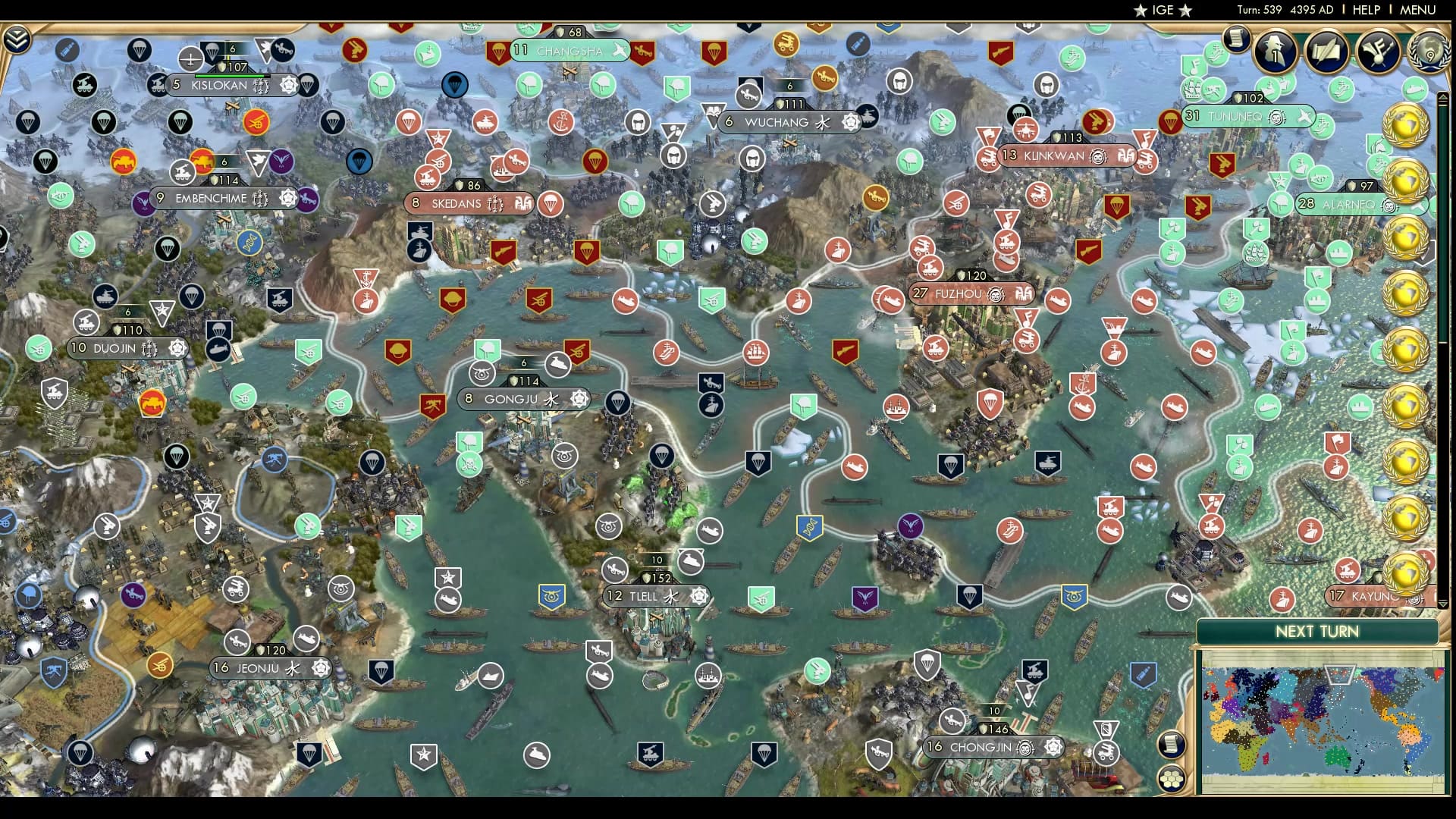 CBR In-Game Screenshot of Bordergore on Ice