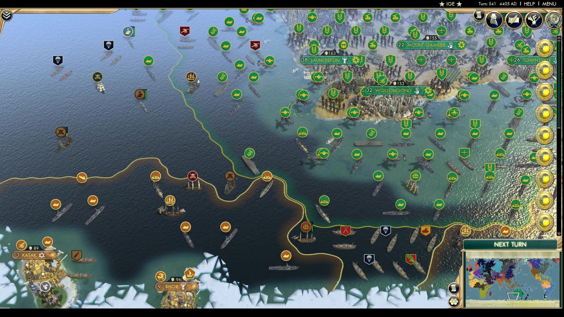 CBR In-Game Screenshot of The Southern Indian Ocean