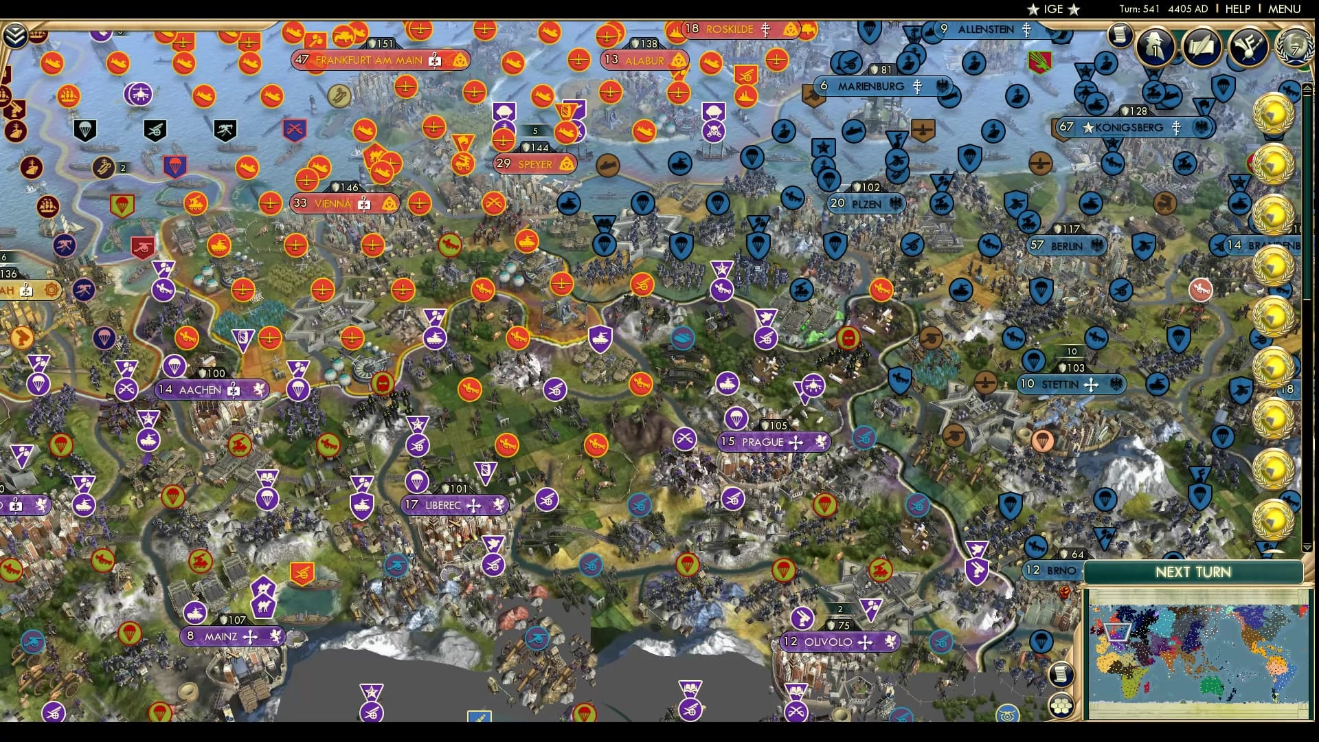 CBR In-Game Screenshot of The Prussian Corridor