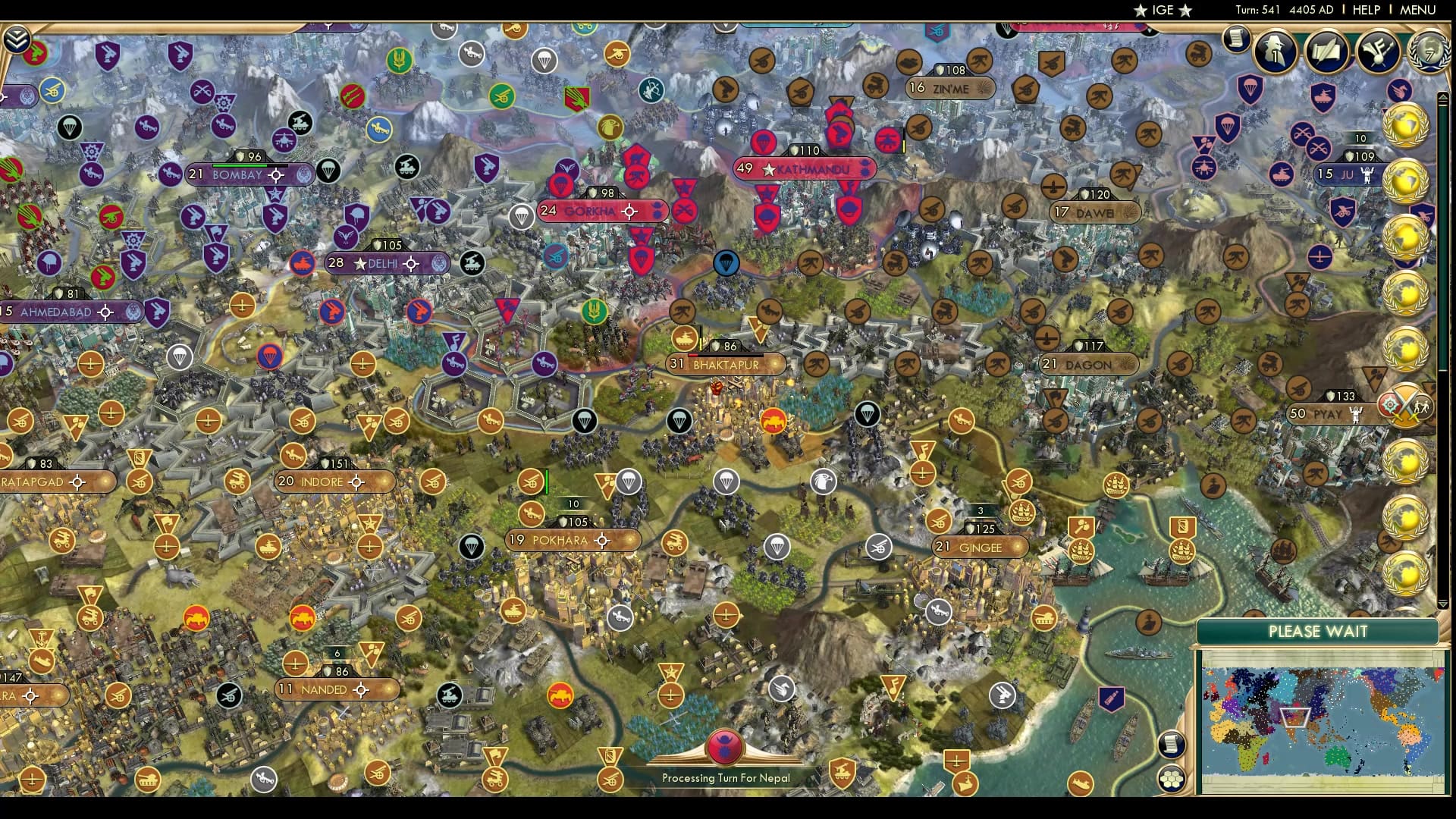 CBR In-Game Screenshot of Bhakta the Future