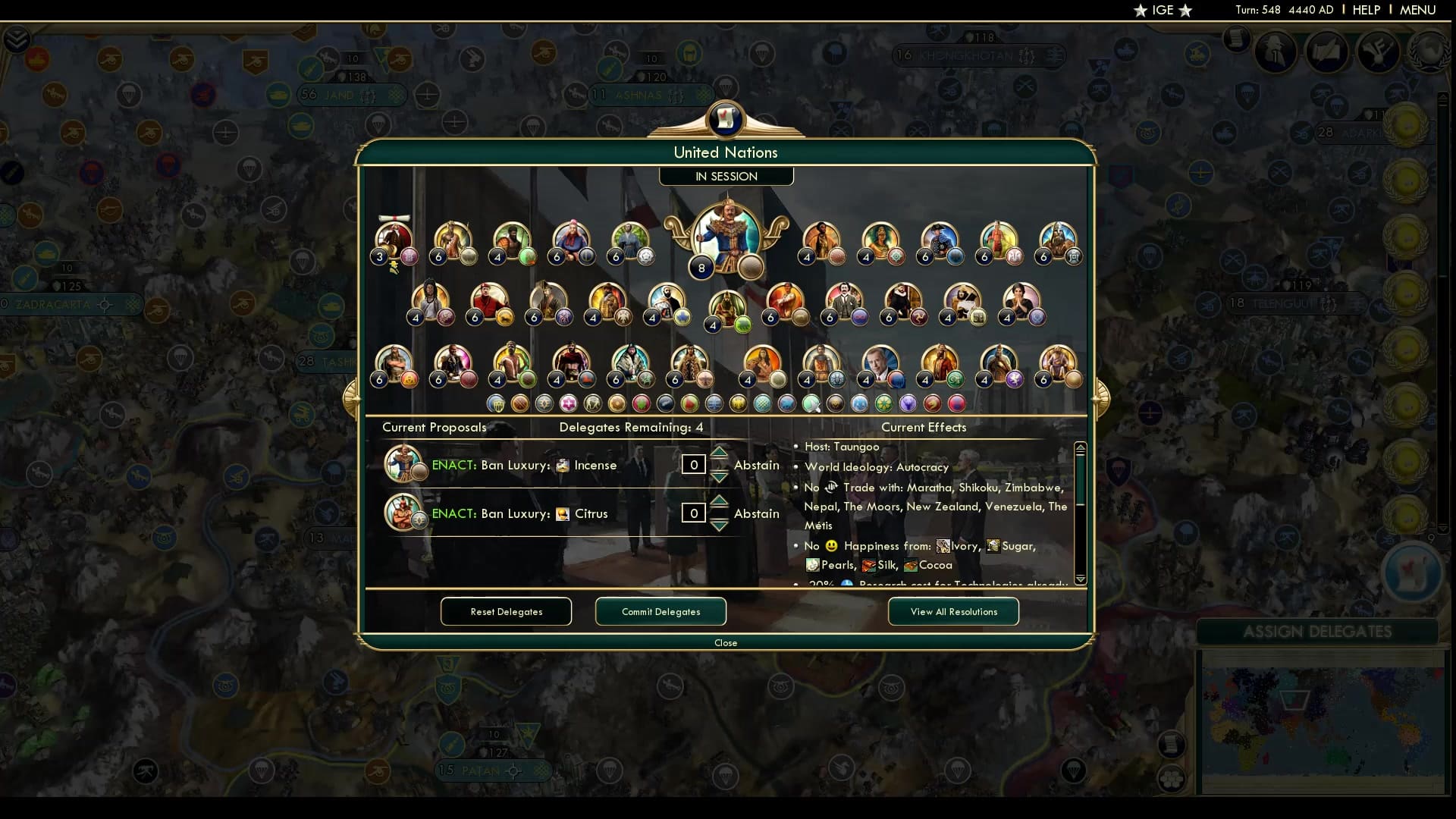 CBR In-Game Screenshot of Model World Congress