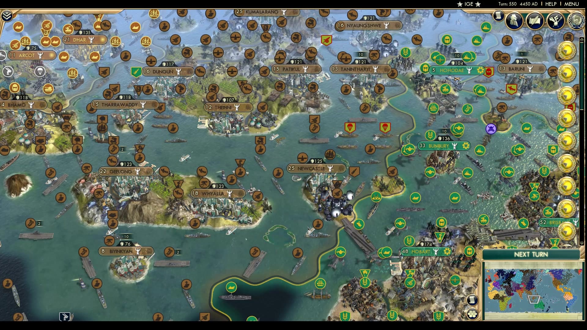 CBR In-Game Screenshot of Burmese East India Company