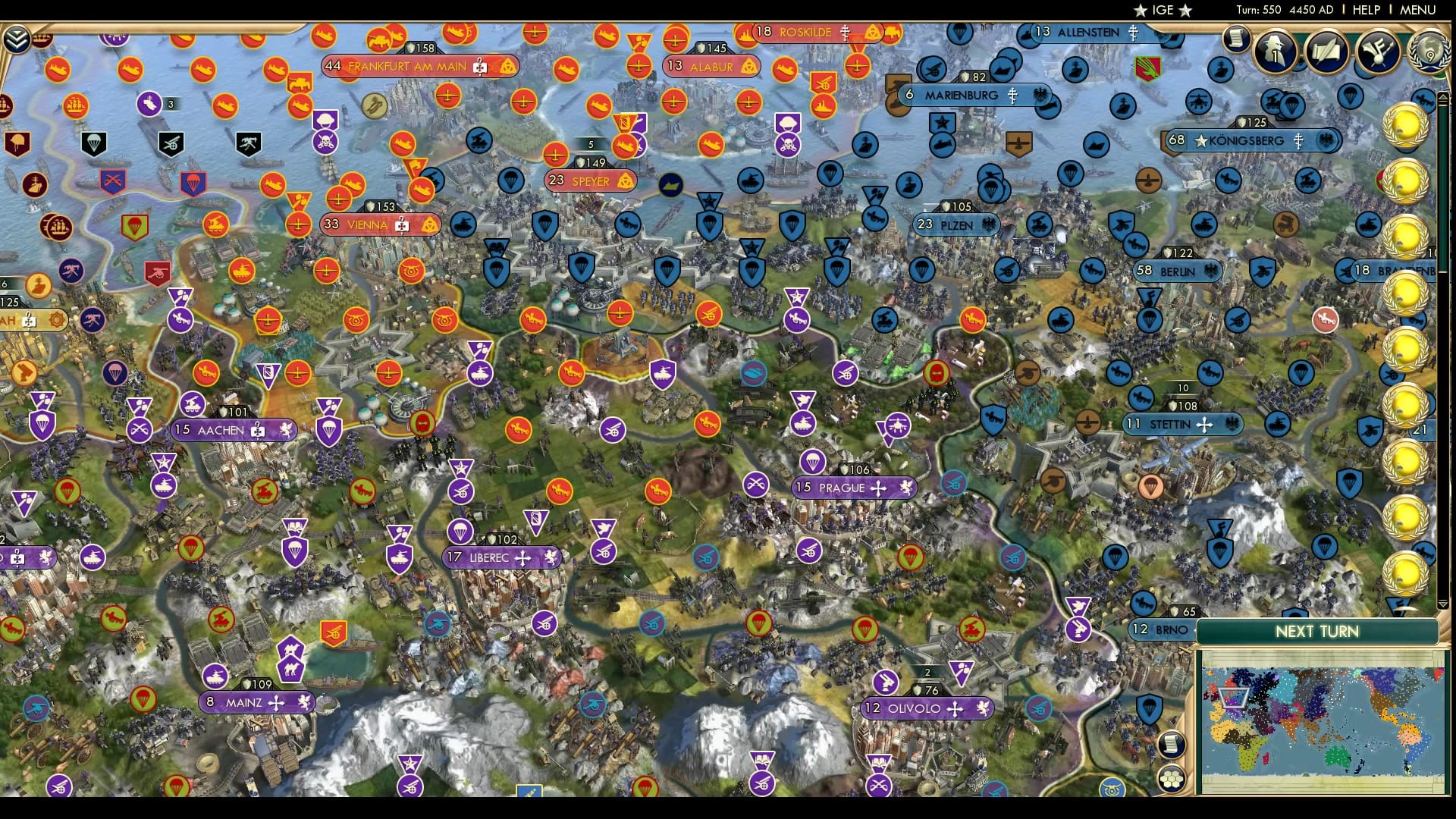 CBR In-Game Screenshot of Connect Four