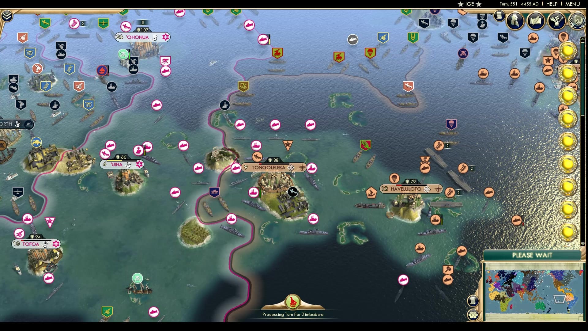 CBR In-Game Screenshot of Listening to the Narrator