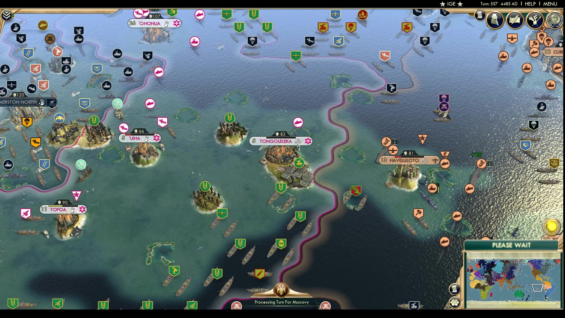 CBR In-Game Screenshot of Phoney War