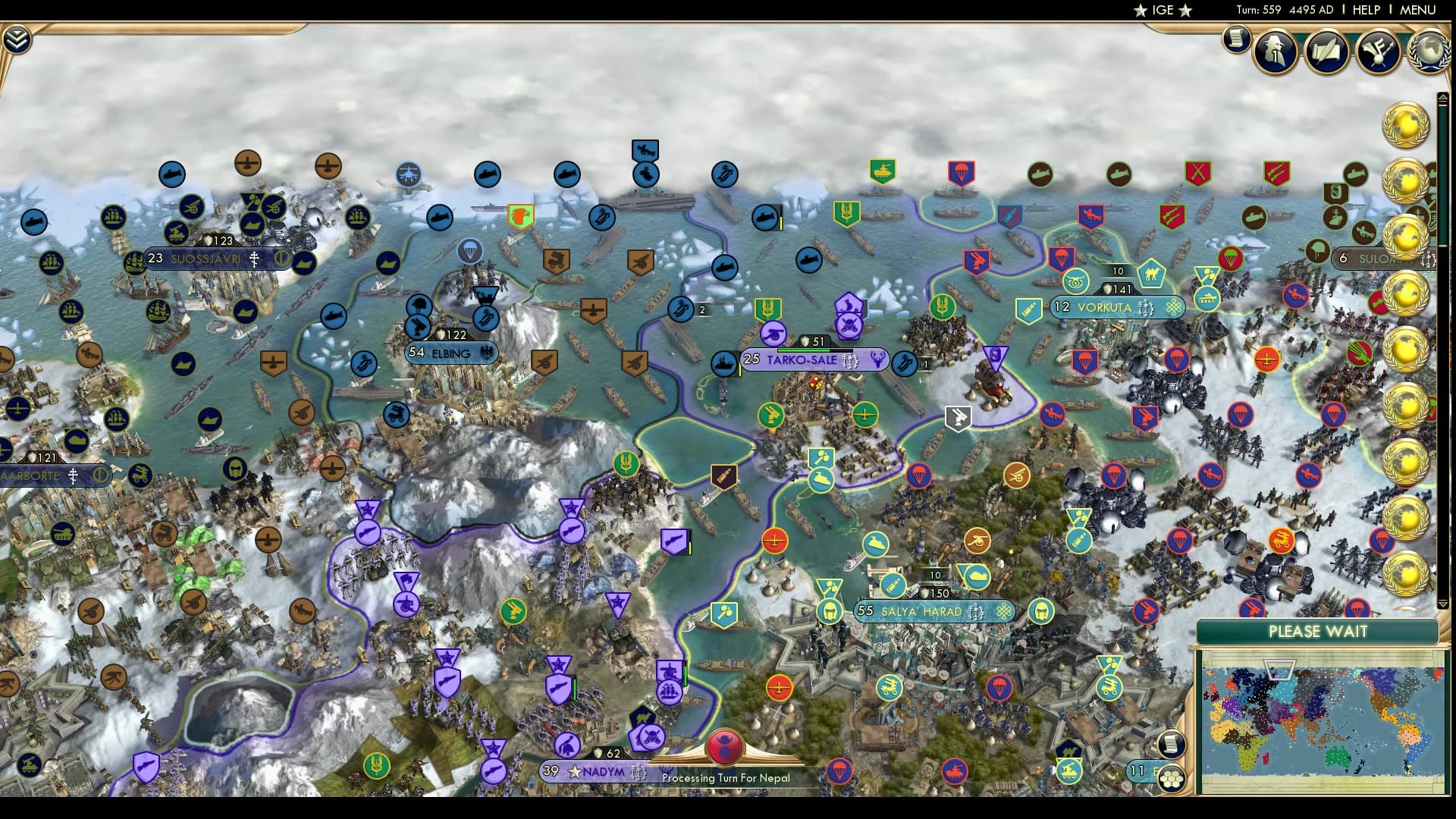 CBR In-Game Screenshot of General Winter