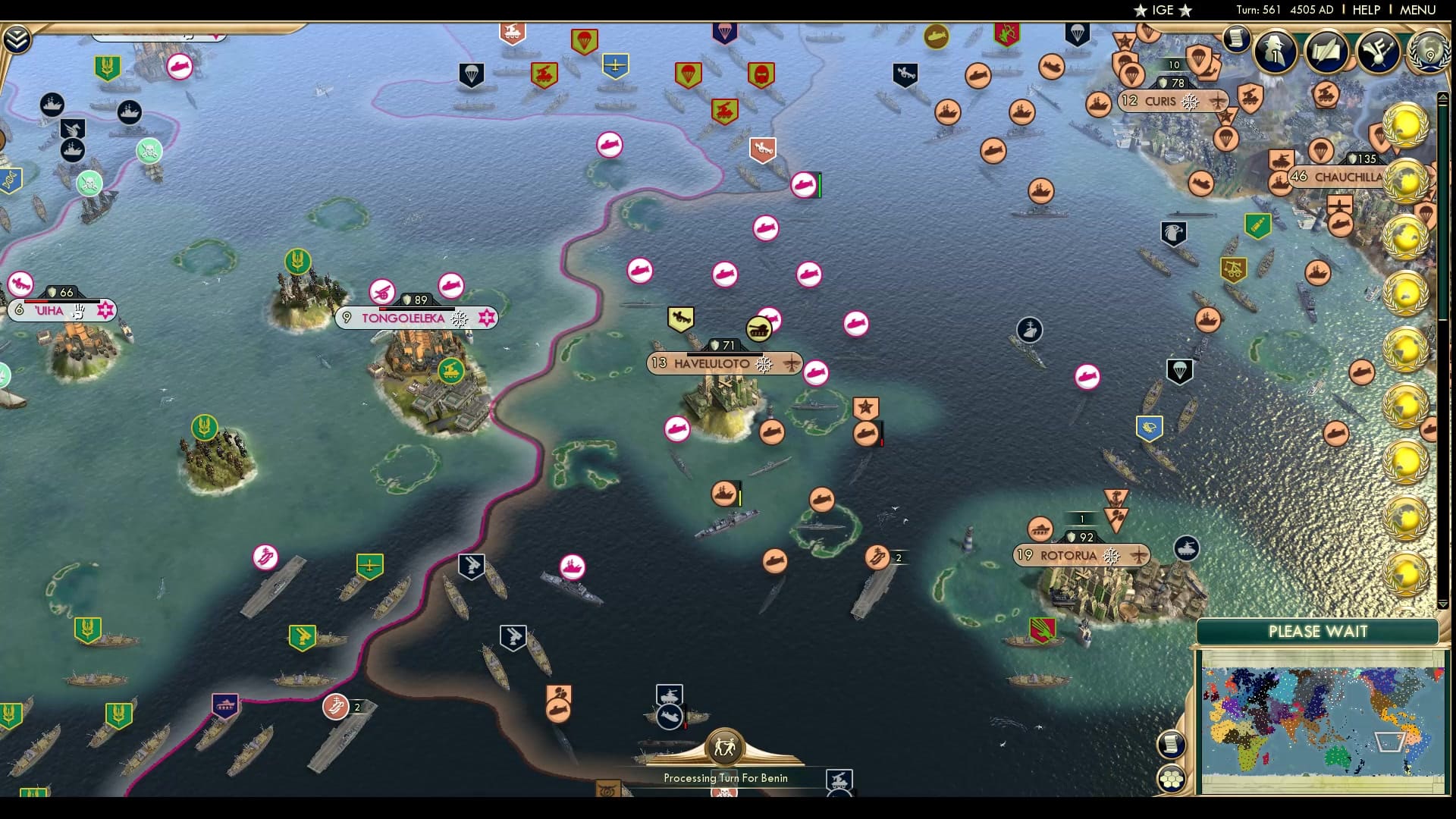 CBR In-Game Screenshot of Out of the Blue