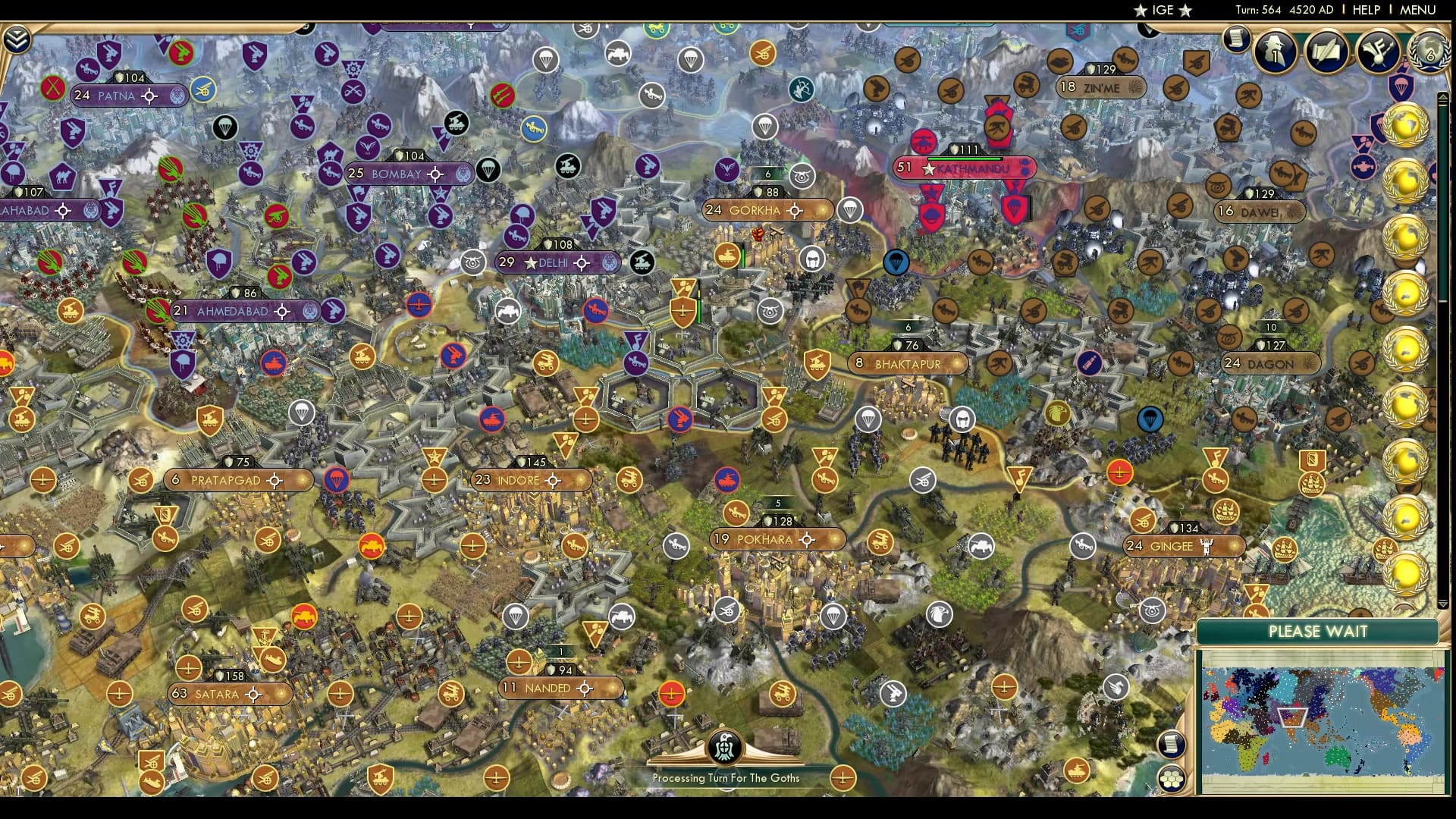 CBR In-Game Screenshot of Indian Gurkhas