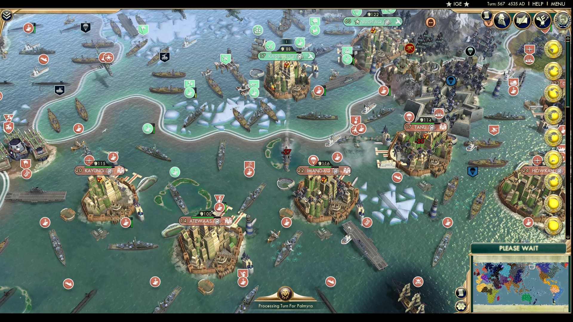 CBR In-Game Screenshot of Alaskan-Aleutian Assault