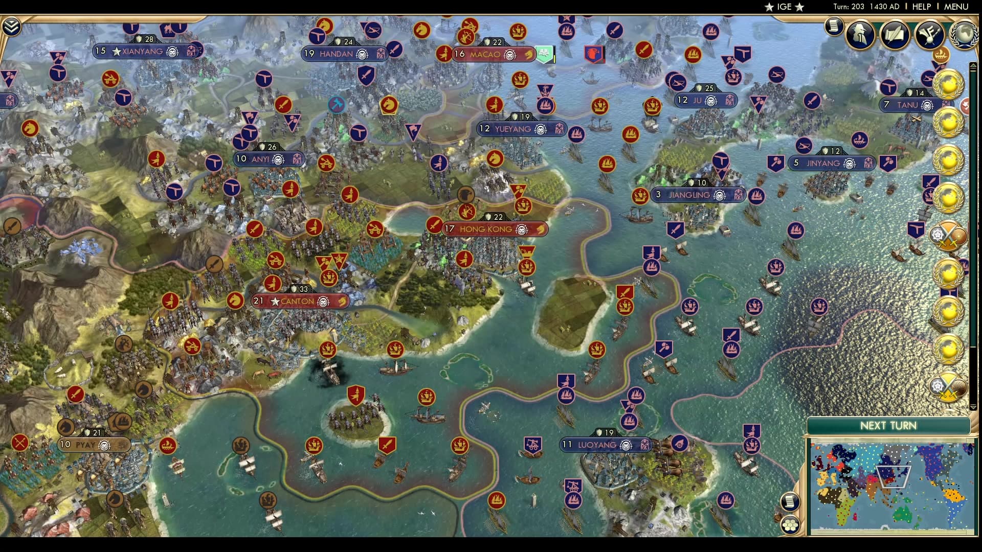 CBR In-Game Screenshot of Canton & Friends