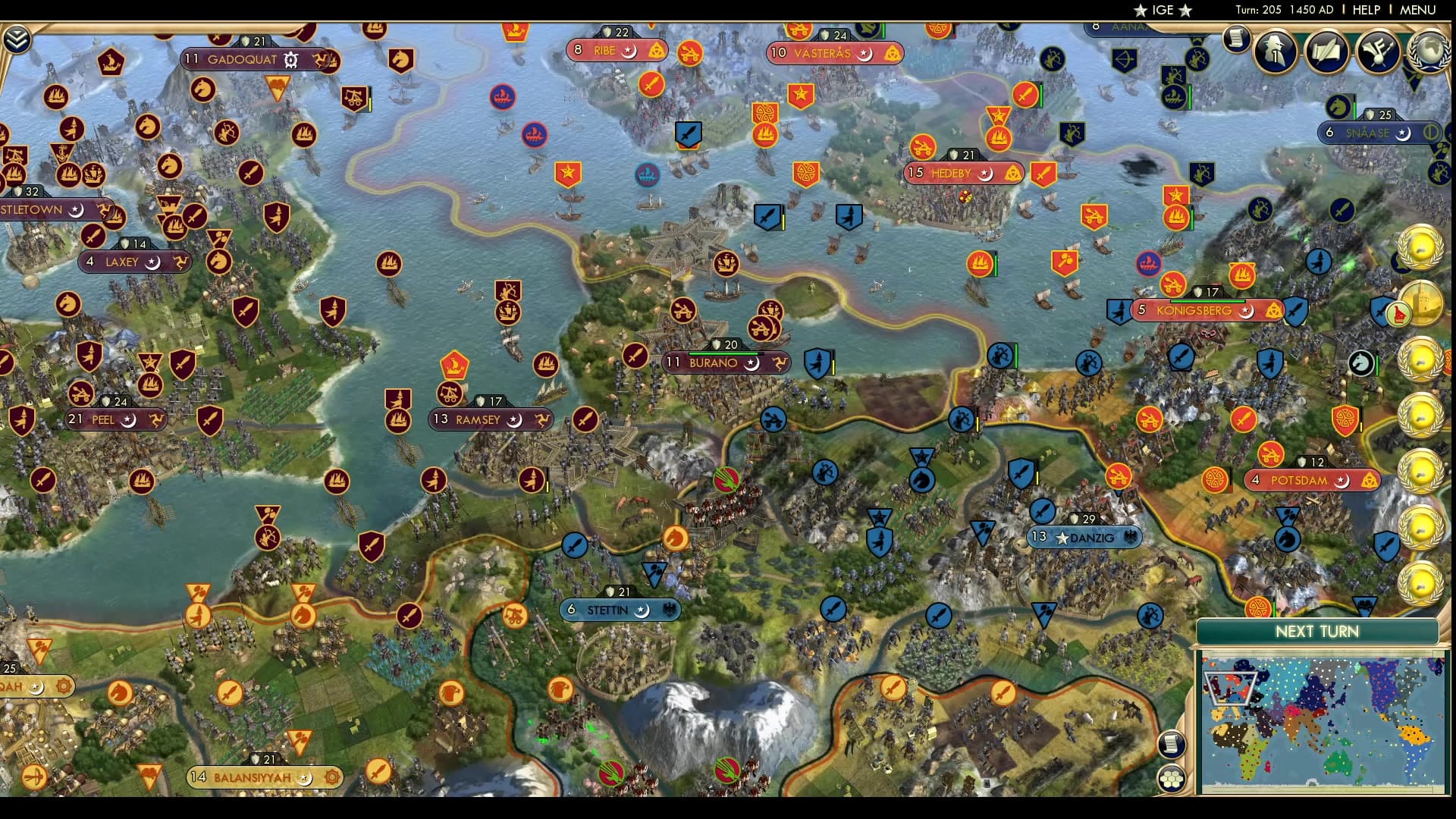 CBR In-Game Screenshot of Illiam's New “Empire”