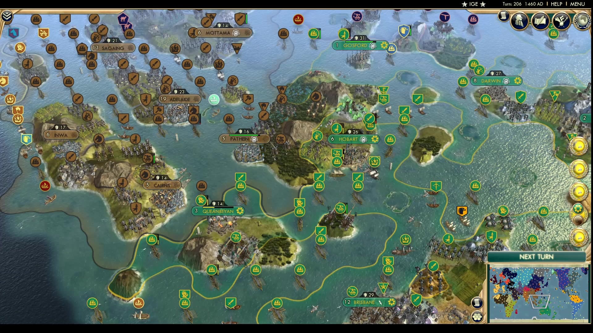 CBR In-Game Screenshot of A Timely Treaty