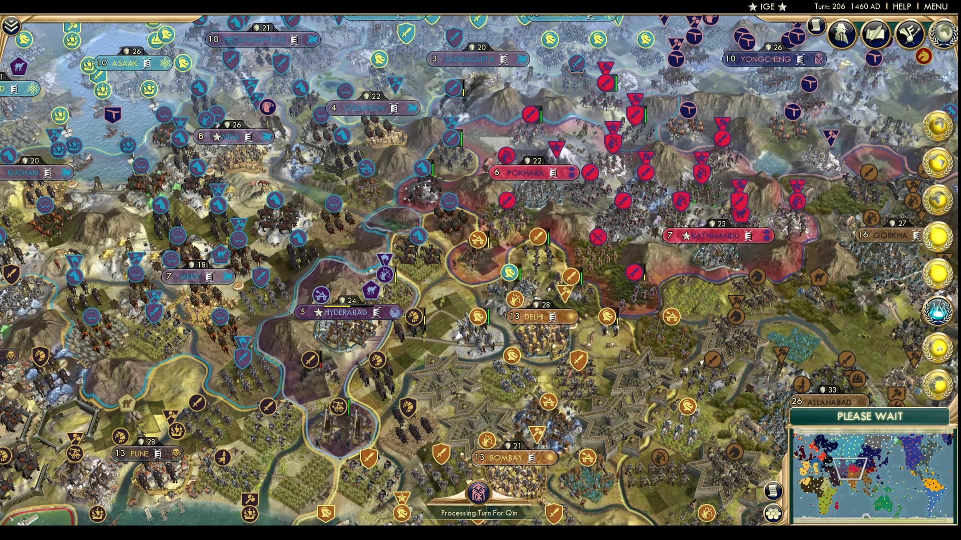 CBR In-Game Screenshot of The Palmyran Prawns