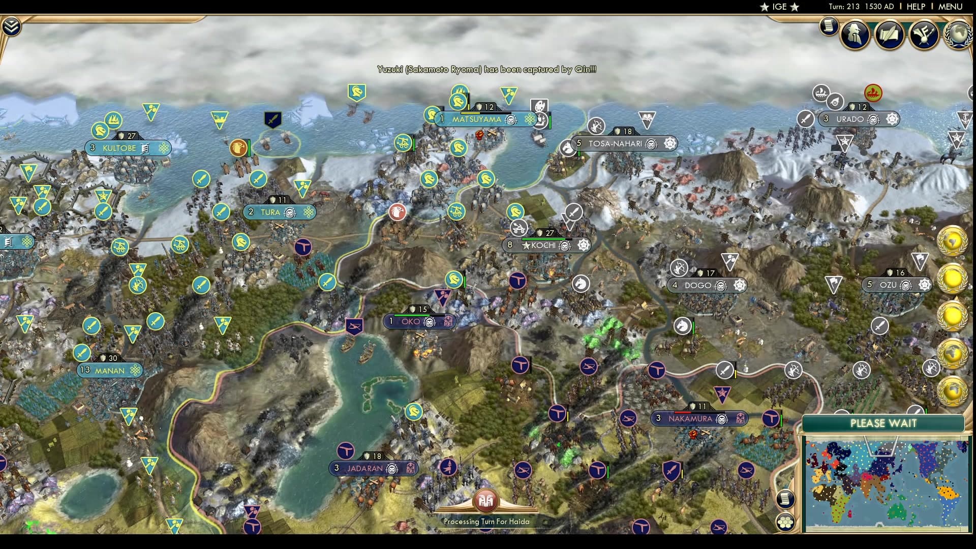 CBR In-Game Screenshot of On the scoreboard