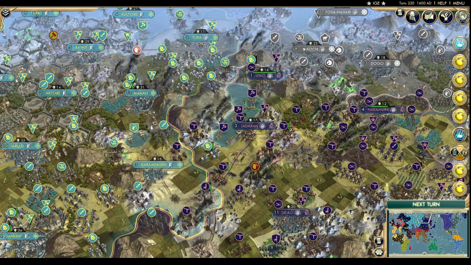 CBR In-Game Screenshot of Knights vs Blob