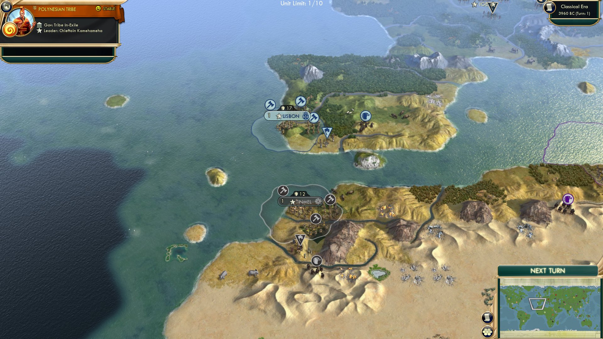 CBR In-Game Screenshot of Strait as an arrow