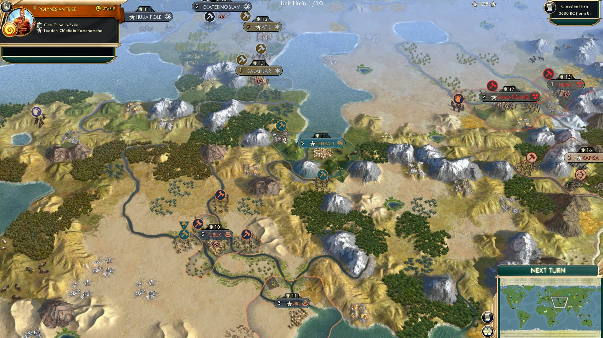 CBR In-Game Screenshot of Slow and Steady