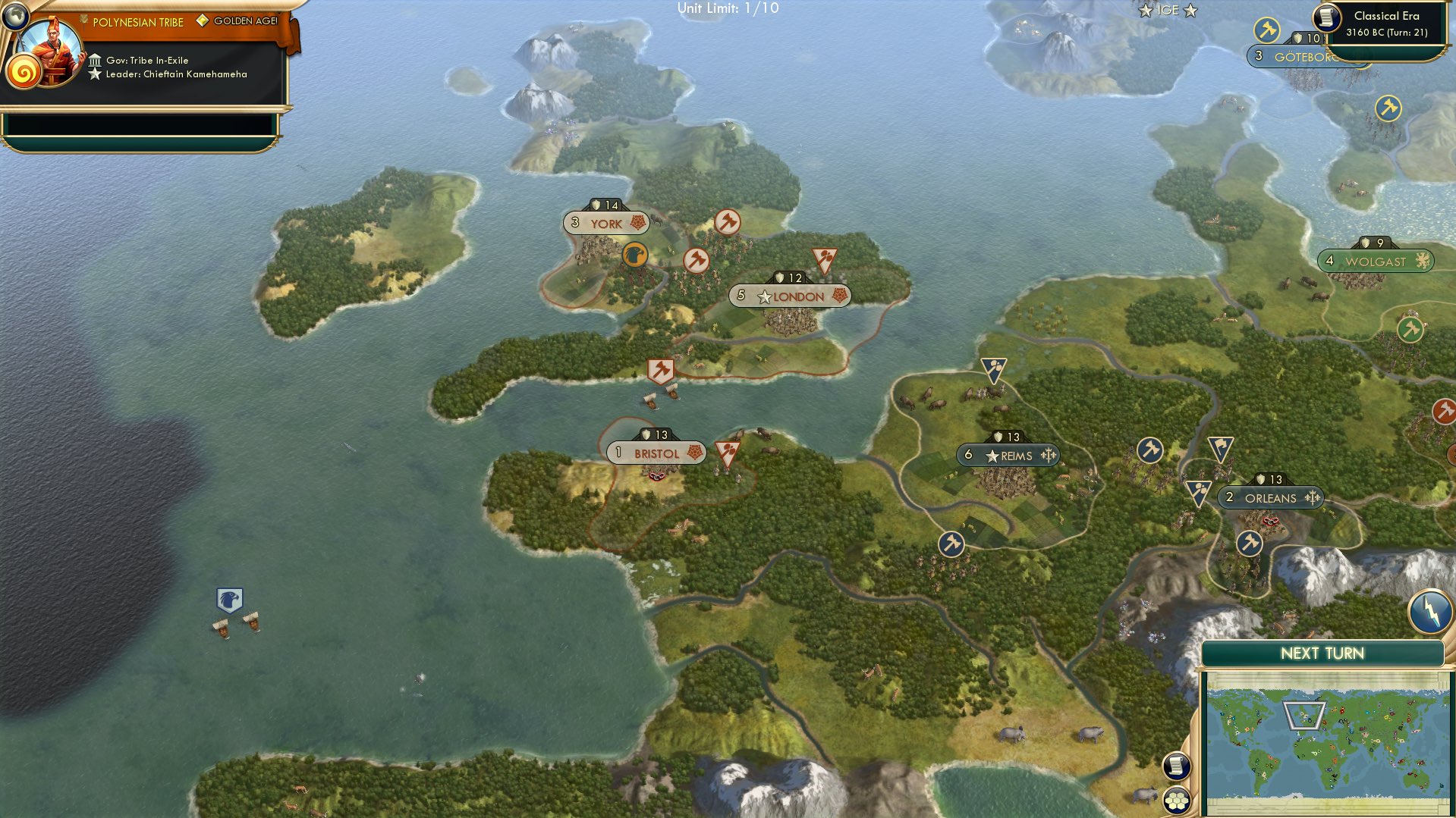 CBR In-Game Screenshot of Brittany for Britain
