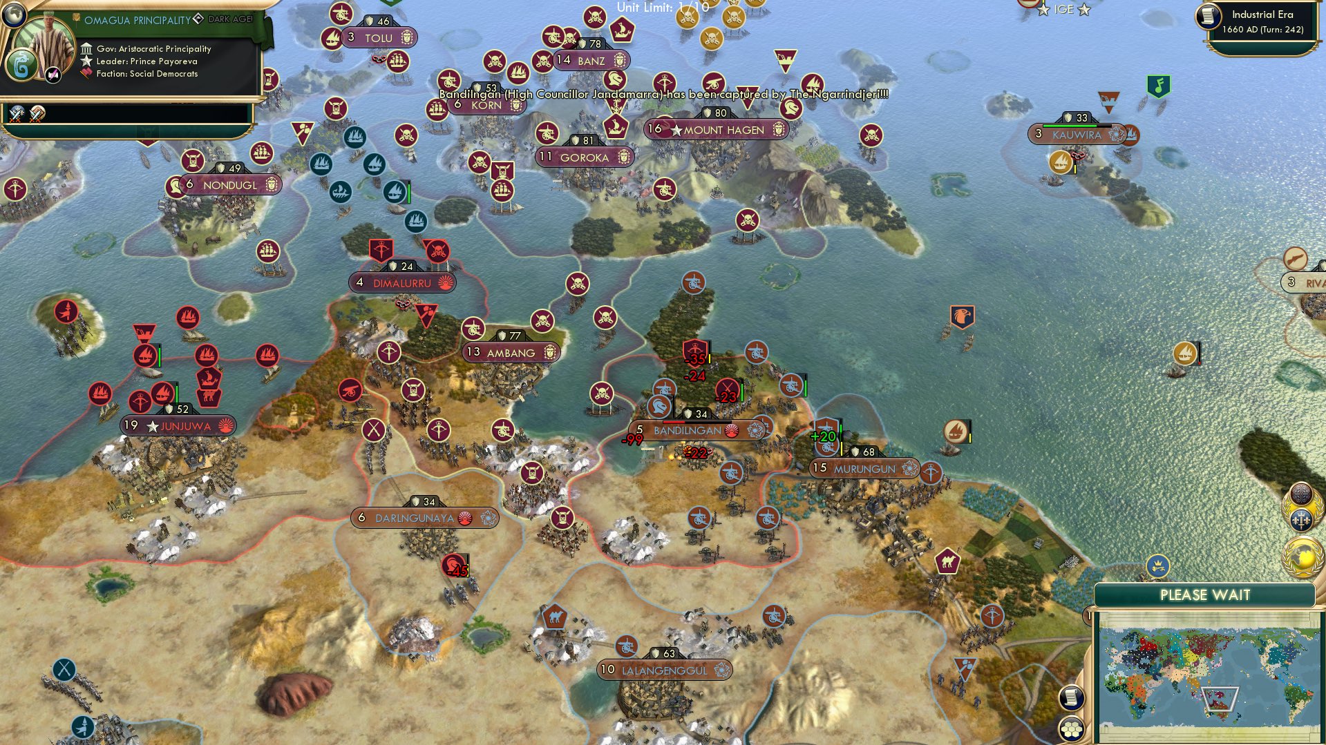 CBR In-Game Screenshot of Ngurunderi reads the narrations