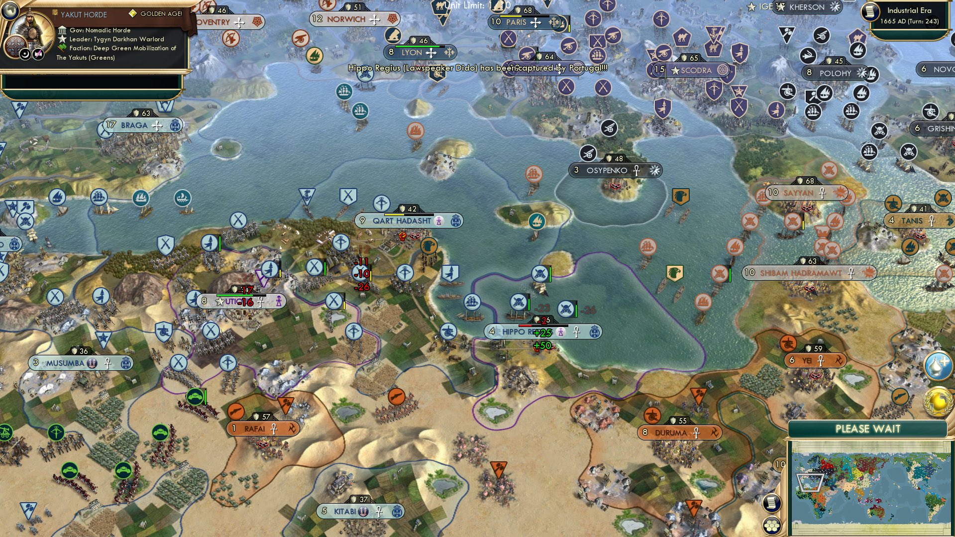 CBR In-Game Screenshot of All those poor hippos!