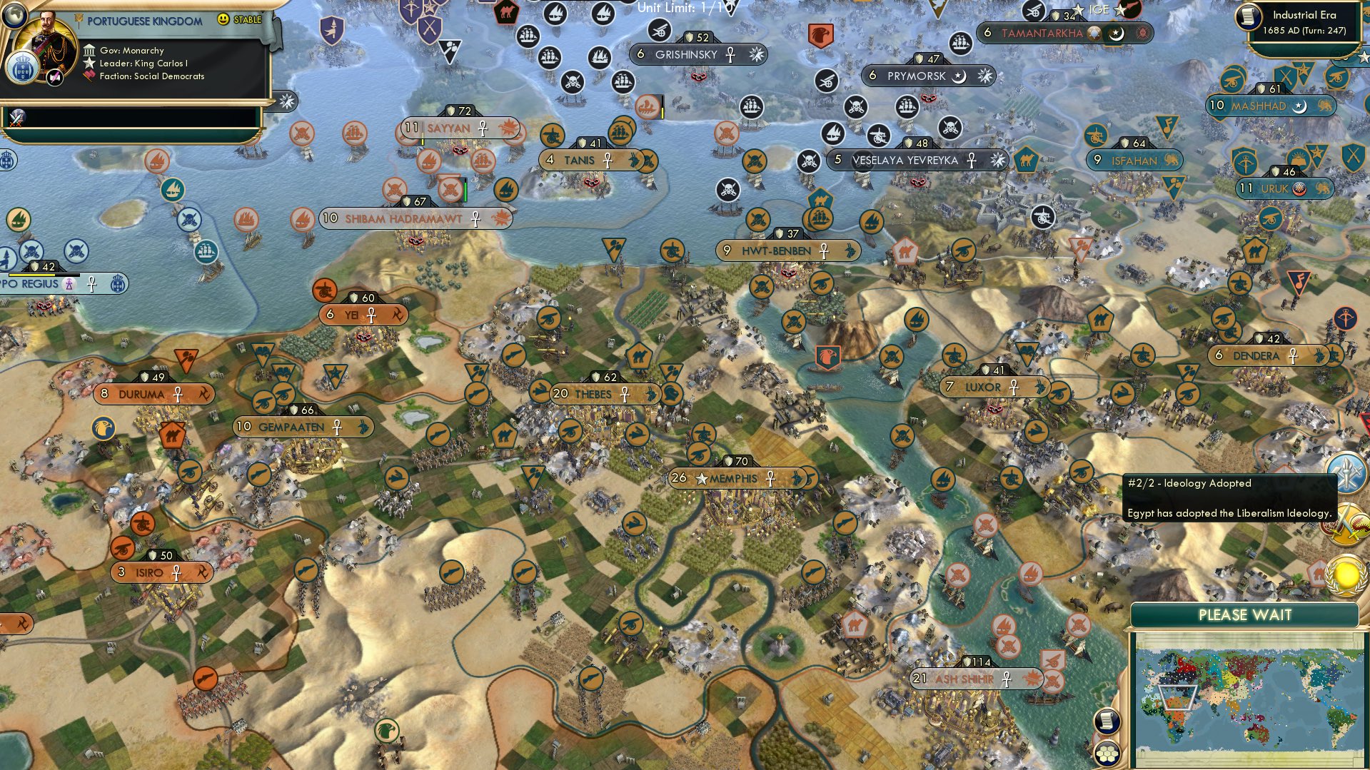 CBR In-Game Screenshot of Time to get in the vote queue!