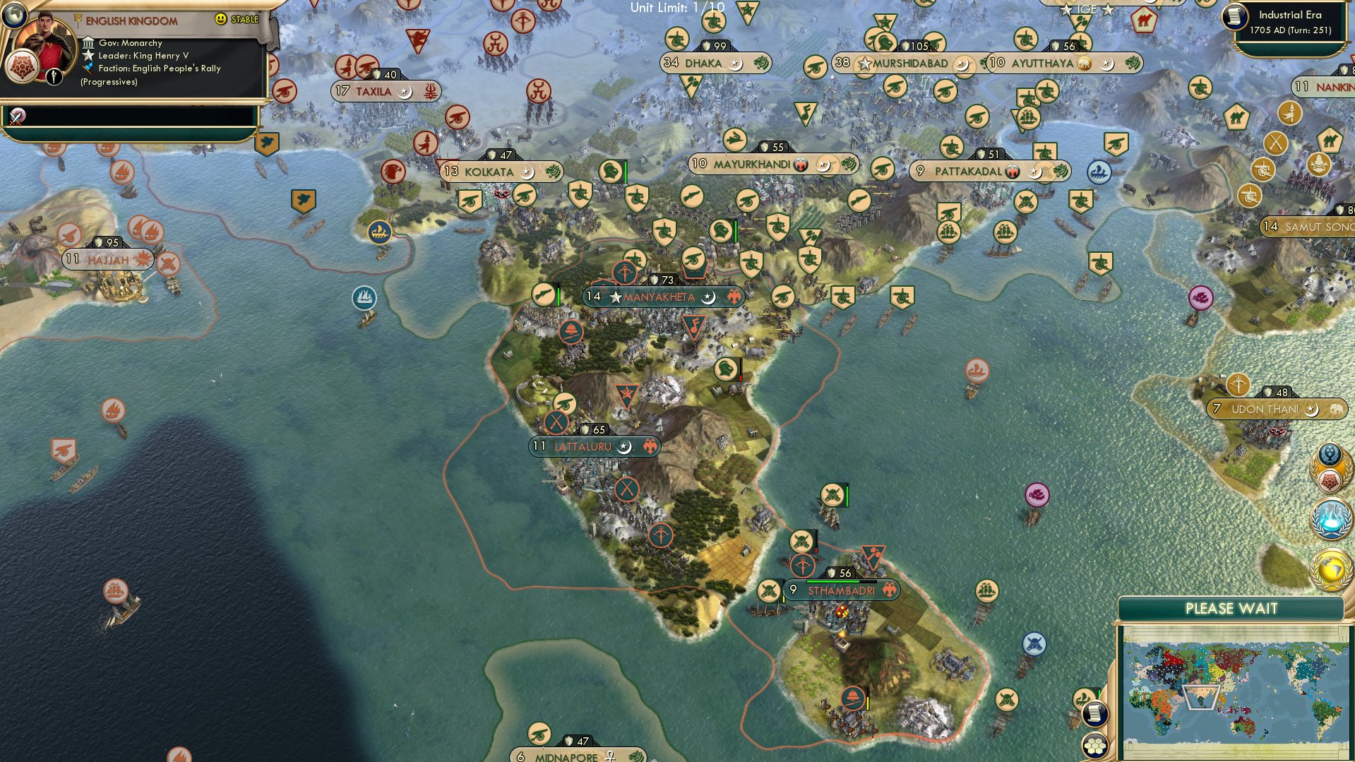 CBR In-Game Screenshot of The Ceylon campaign