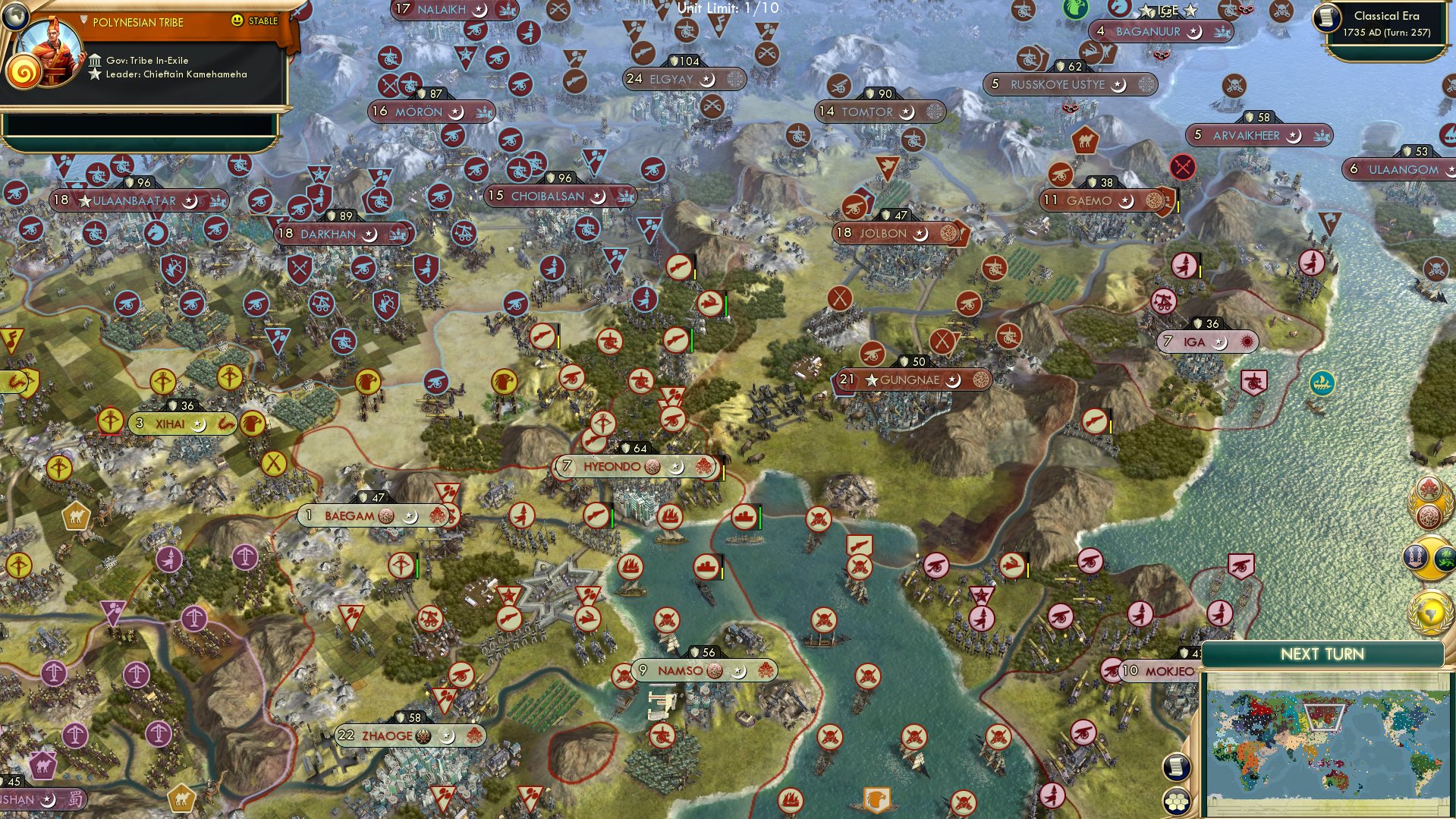 CBR In-Game Screenshot of The Great Leap Backward