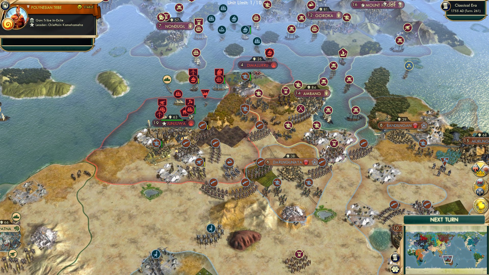 CBR In-Game Screenshot of Even world leaders need self-care days