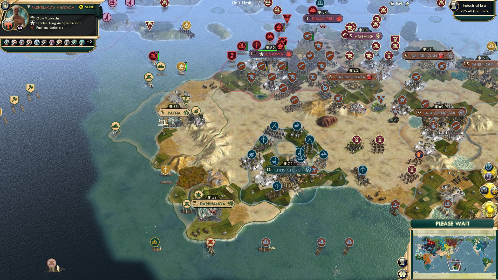 CBR In-Game Screenshot of Foreign Affairs