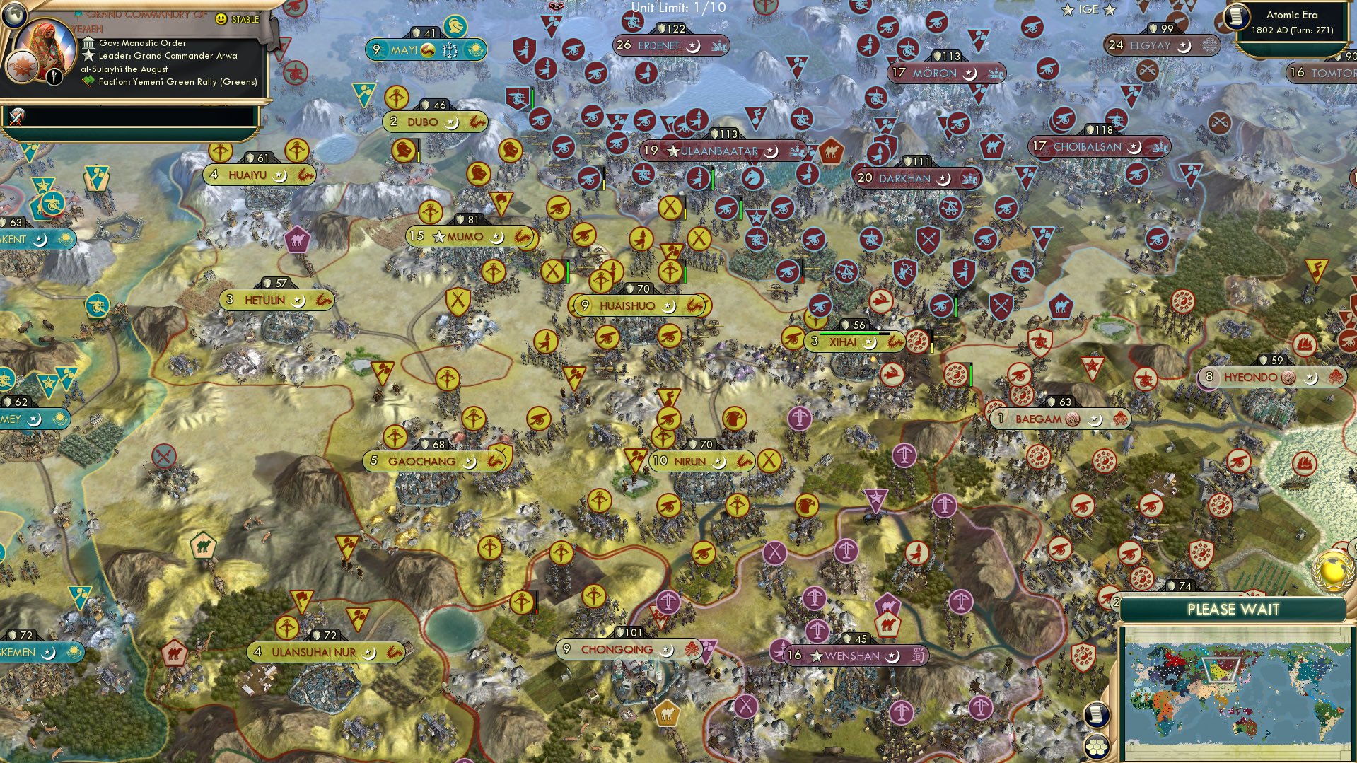 CBR In-Game Screenshot of The Convergence of Three Armies