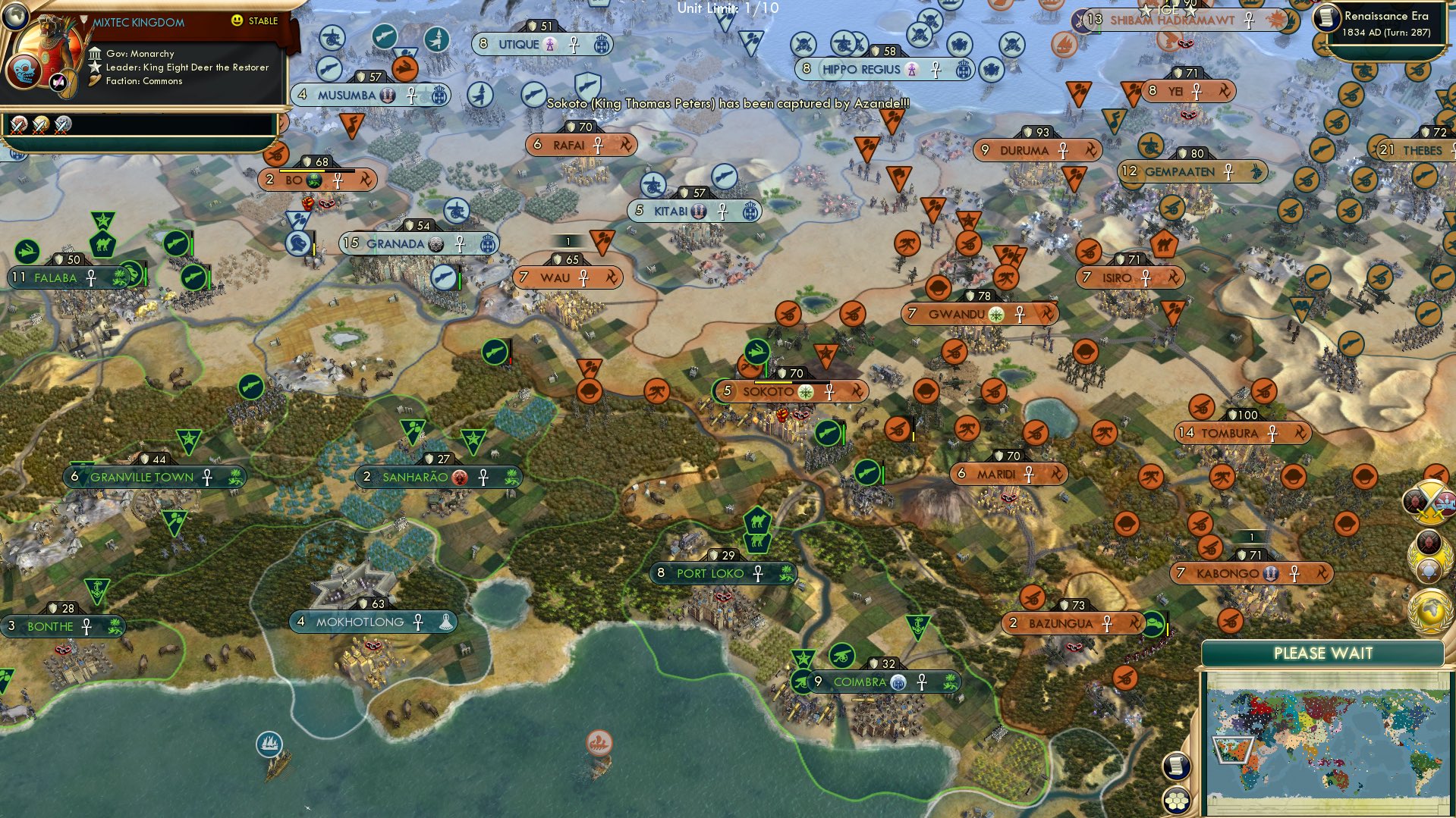 CBR In-Game Screenshot of Shakey Ground (Covered by Elton John)