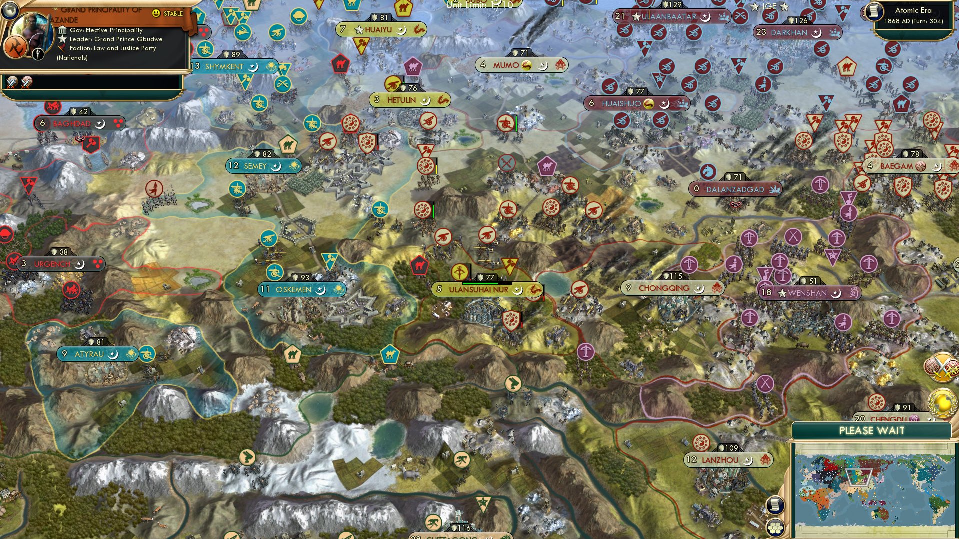 CBR In-Game Screenshot of China does as China do