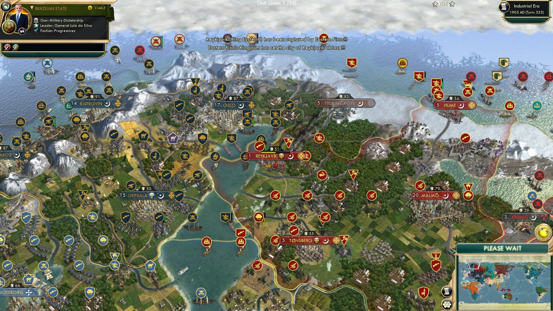 CBR In-Game Screenshot of Reyk back where we started