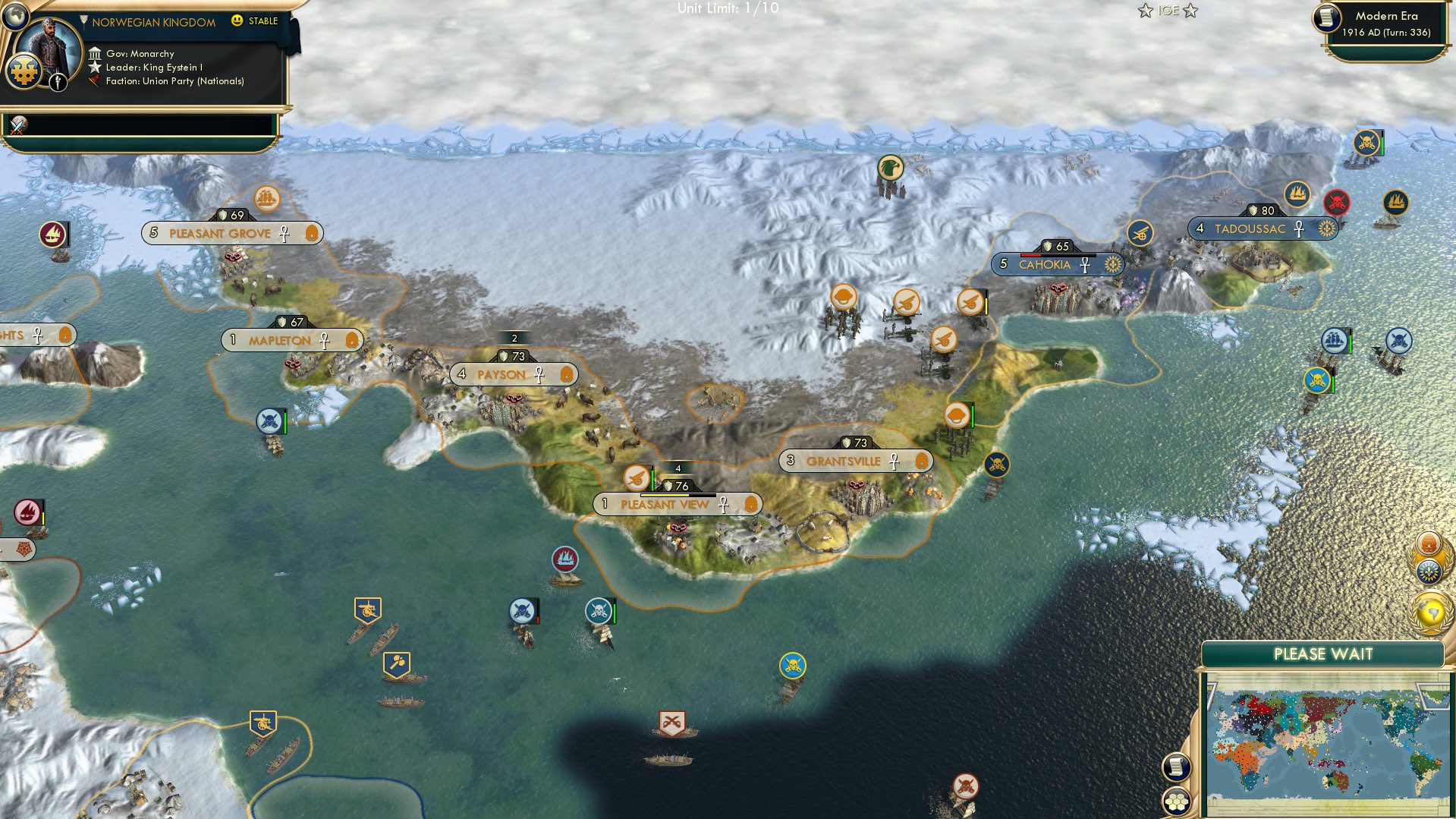 CBR In-Game Screenshot of Yellowland + Blueland = Greenland!