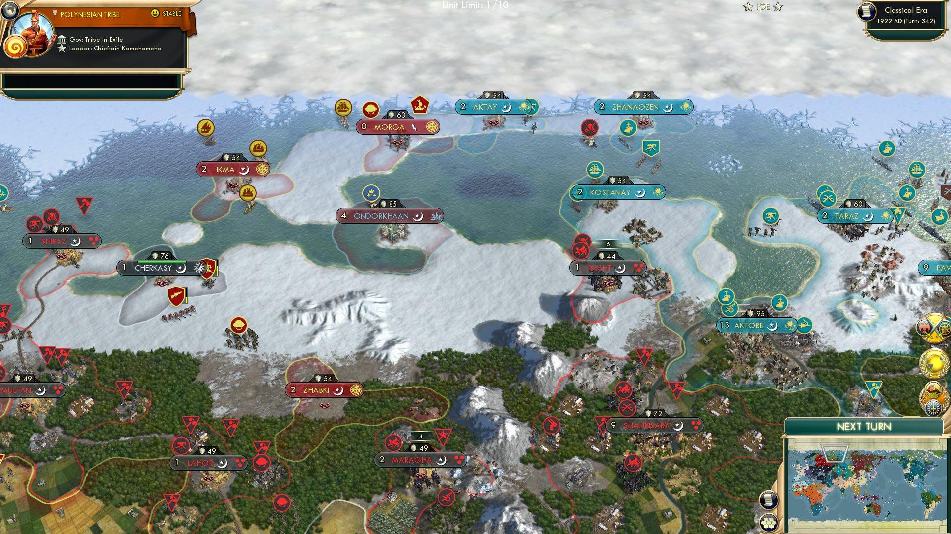 CBR In-Game Screenshot of Winter Getaways