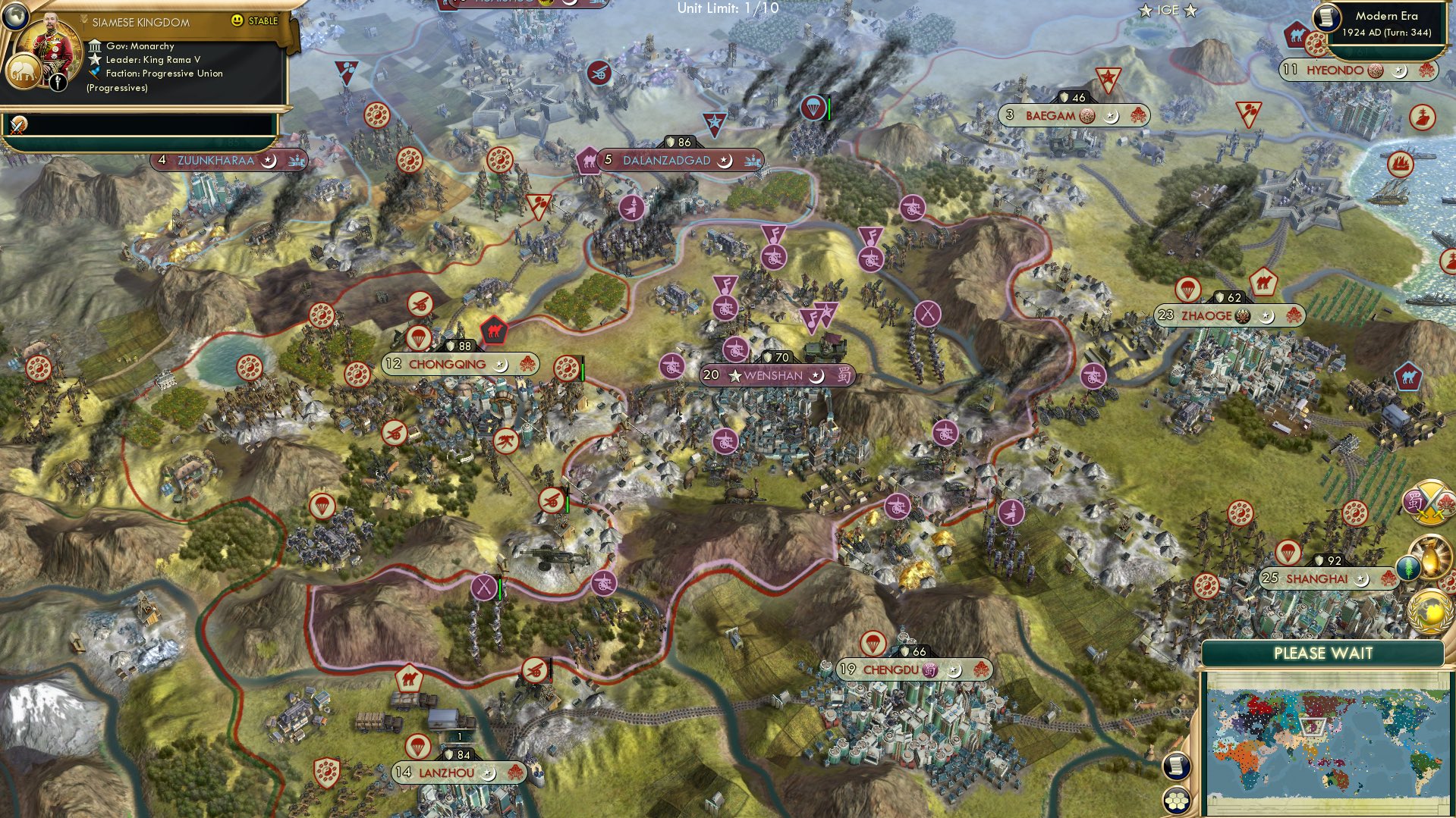 CBR In-Game Screenshot of China get by