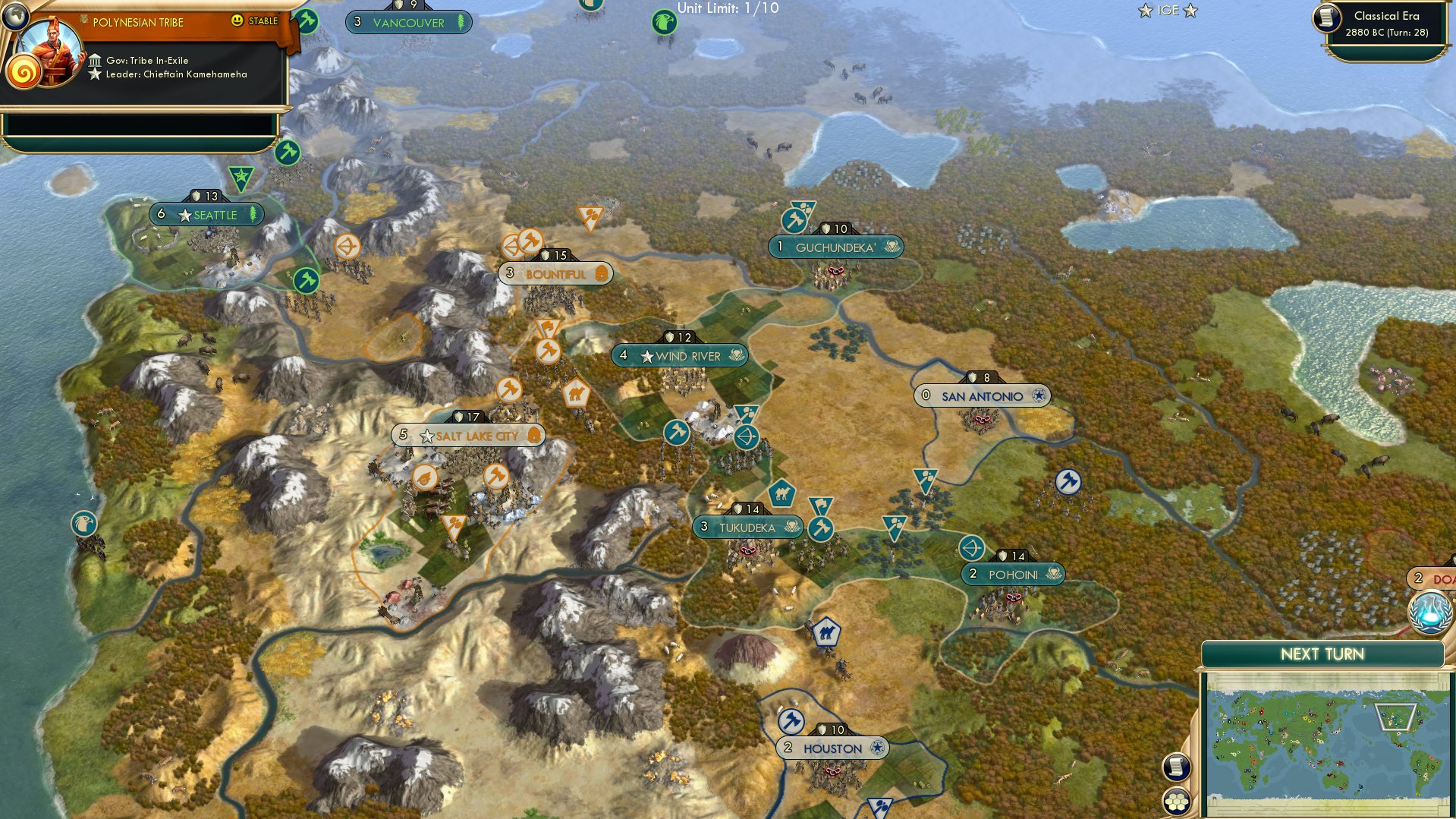 CBR In-Game Screenshot of Catch a Bison by its horns