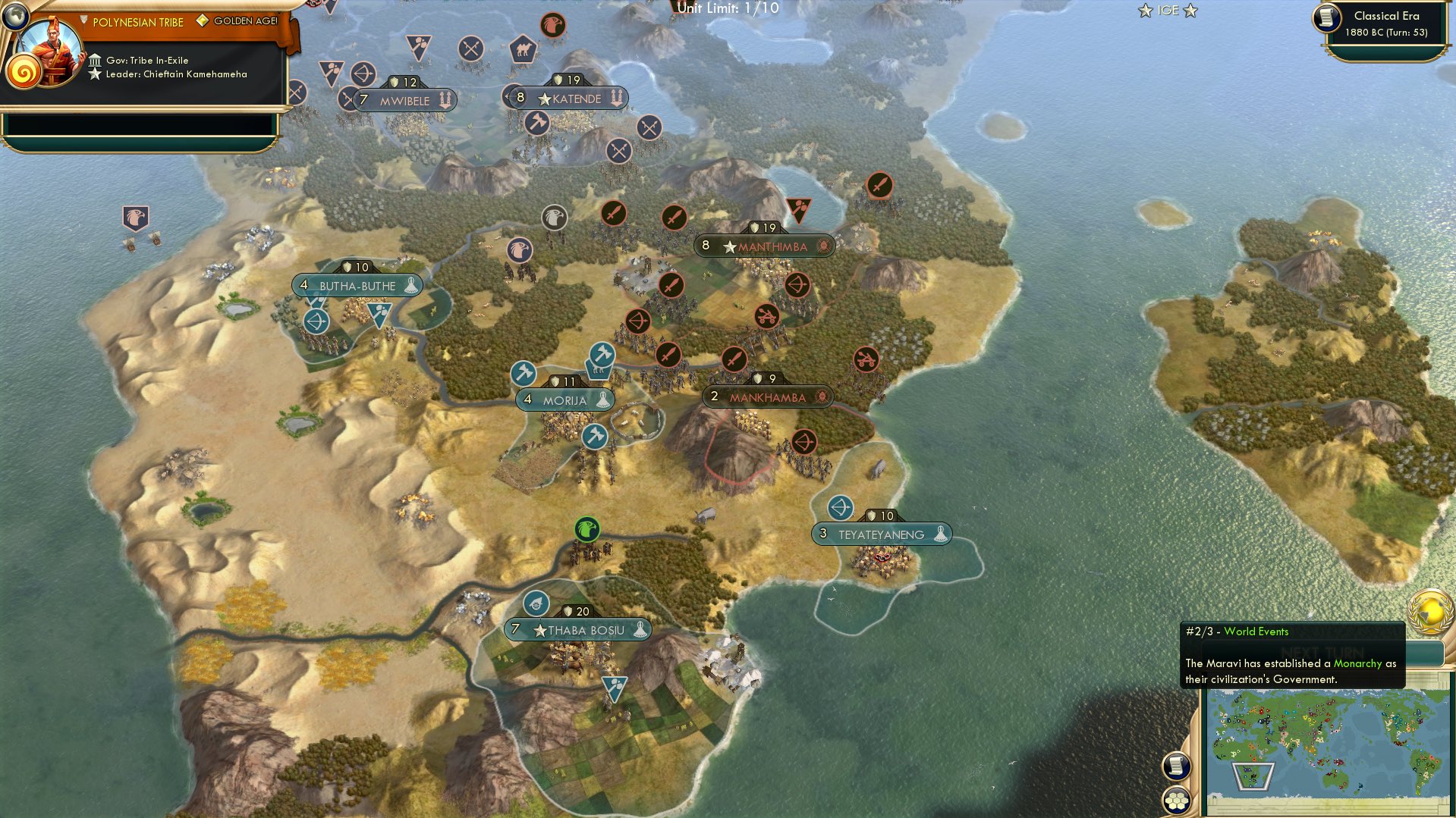 CBR In-Game Screenshot of Maravi Monarchs