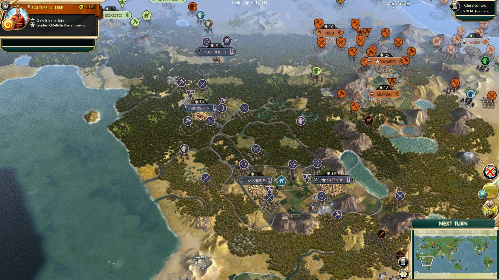 CBR In-Game Screenshot of Top Katende