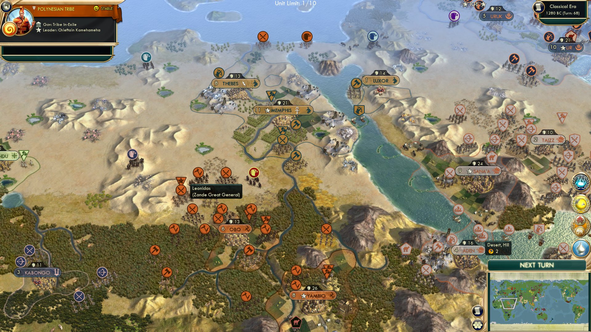 CBR In-Game Screenshot of Lion of Thermopylae