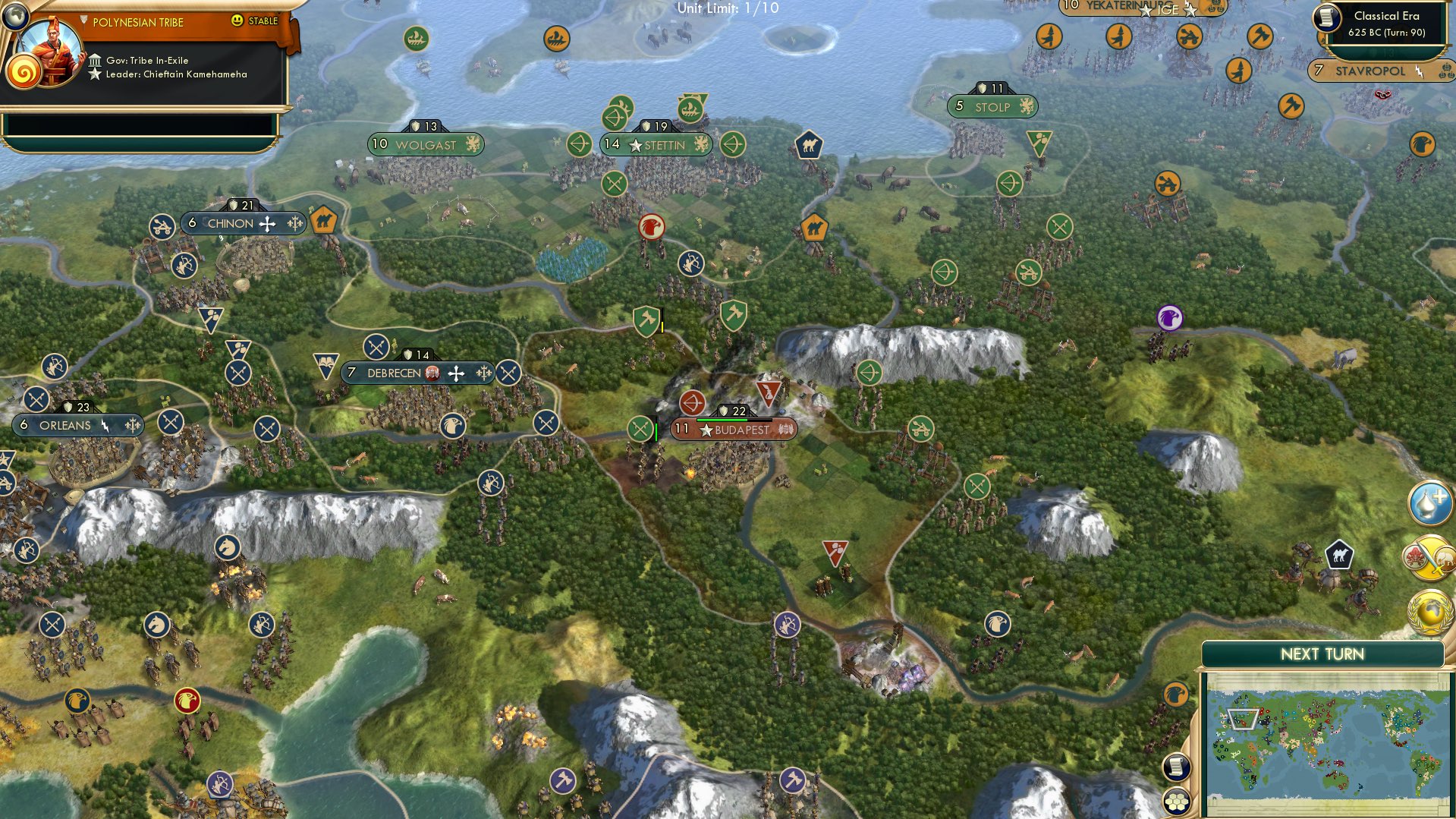 CBR In-Game Screenshot of Budapest Control