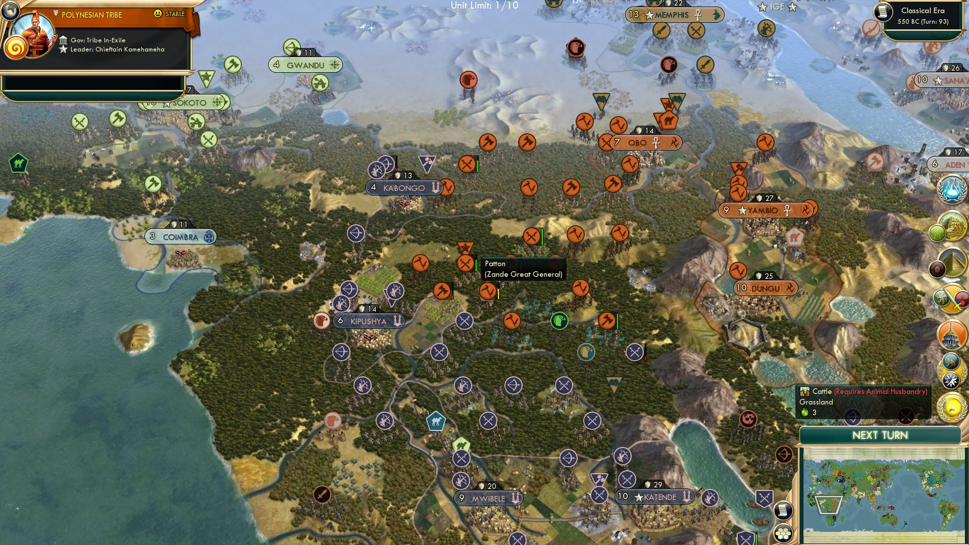 CBR In-Game Screenshot of Patton’s Push