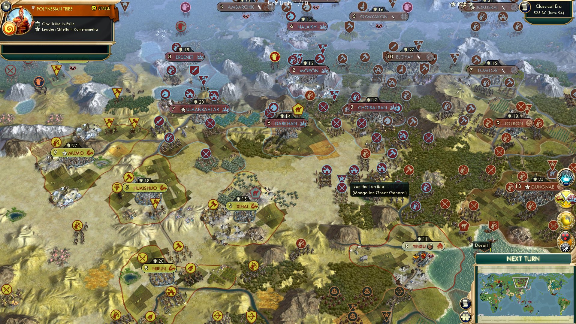 CBR In-Game Screenshot of Ivan the Pretty Bad