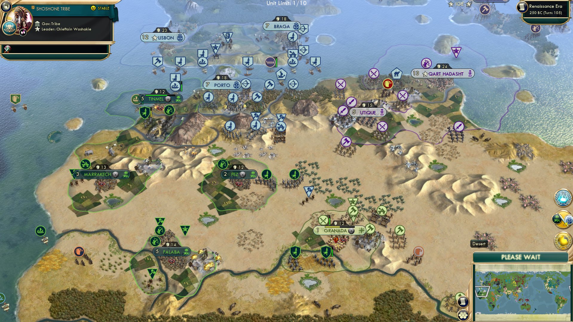 CBR In-Game Screenshot of Carlost in Africa