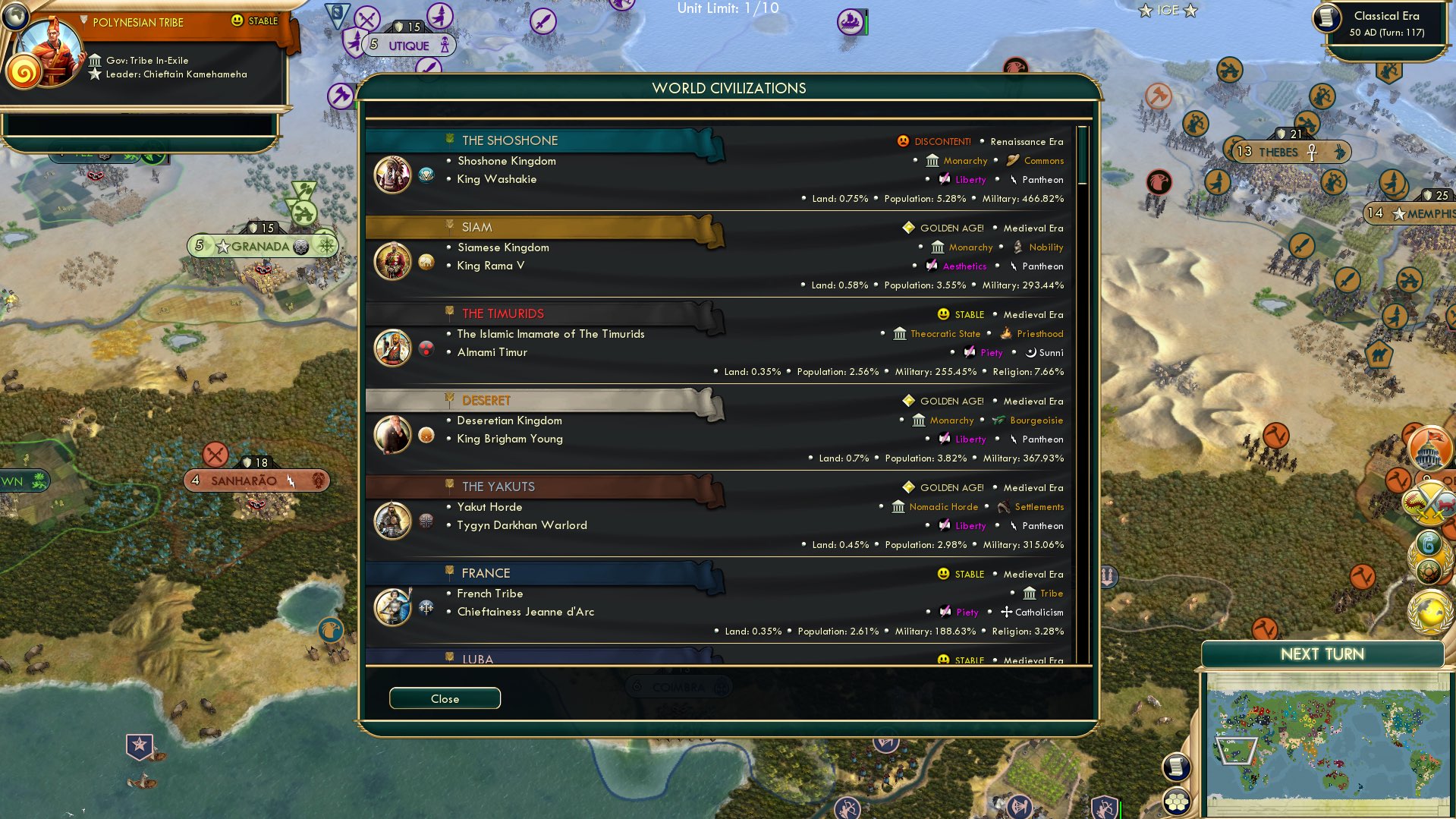 CBR In-Game Screenshot of Summary 1